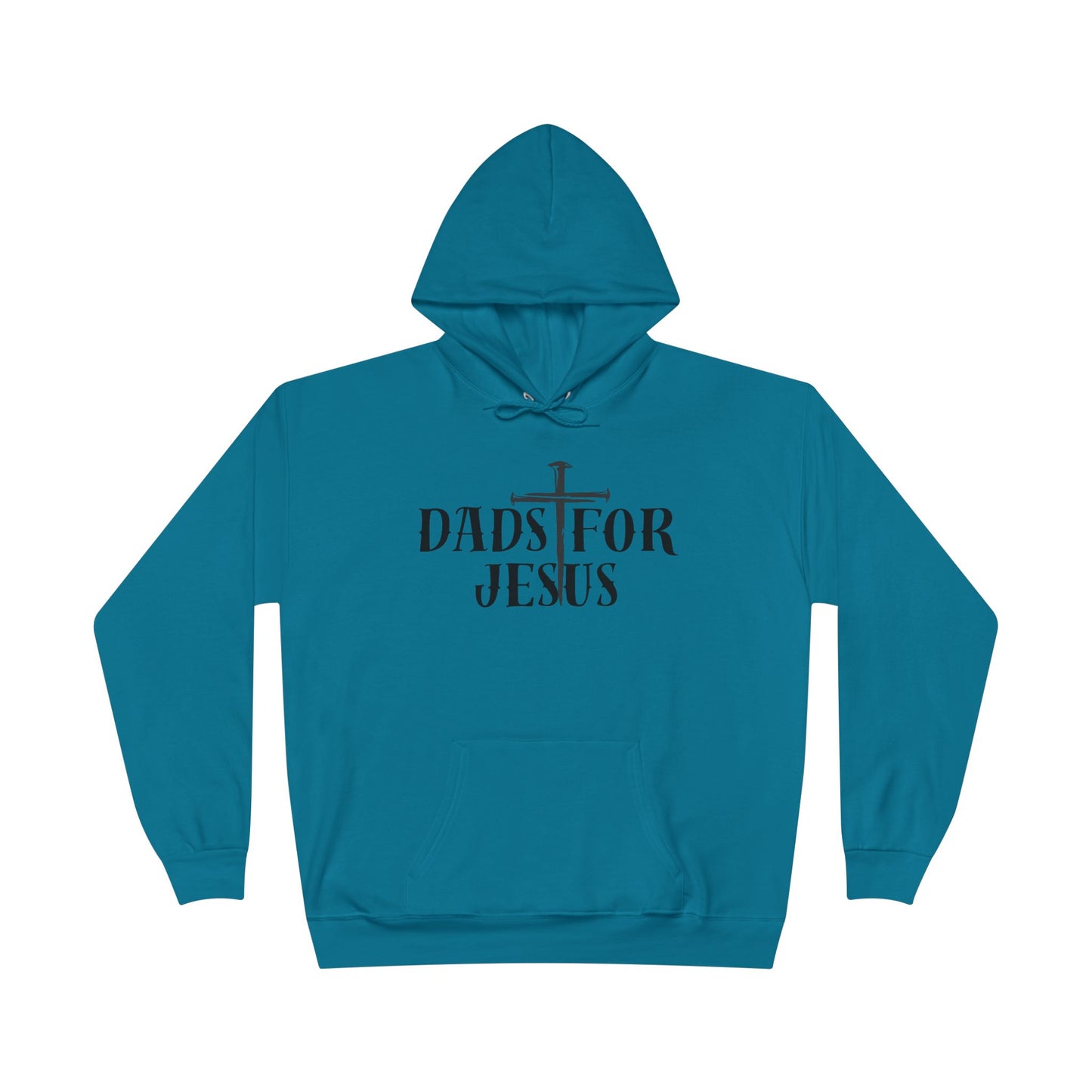 Dads for Jesus Eco-Friendly Hoodie, Christian Gift, Faith-Based Apparel, Unisex Sweatshirt, Casual Outfit, Gift for Dads