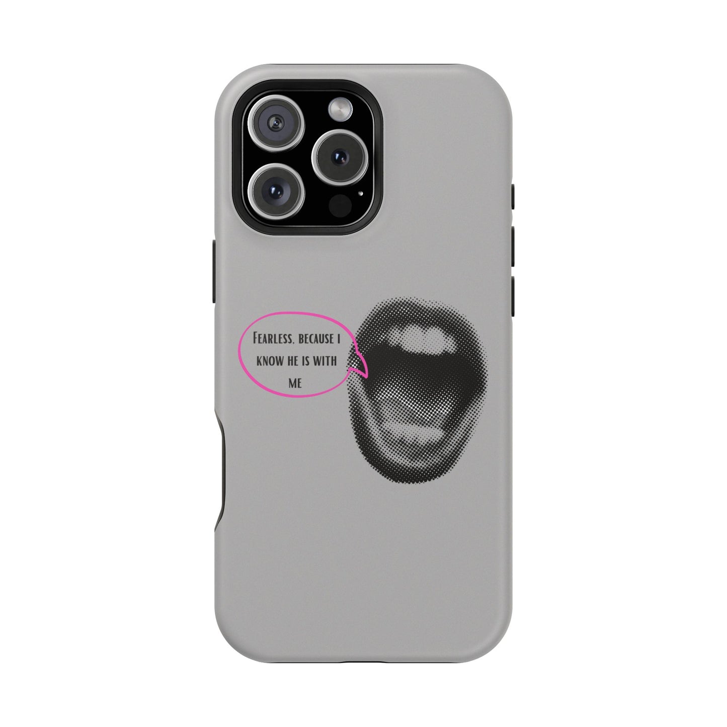 Fearless Impact-Resistant Phone Case; Durable Phone Protector, inspirational Gift, phone Accessory, Trendy Tech Item, Everyday Use