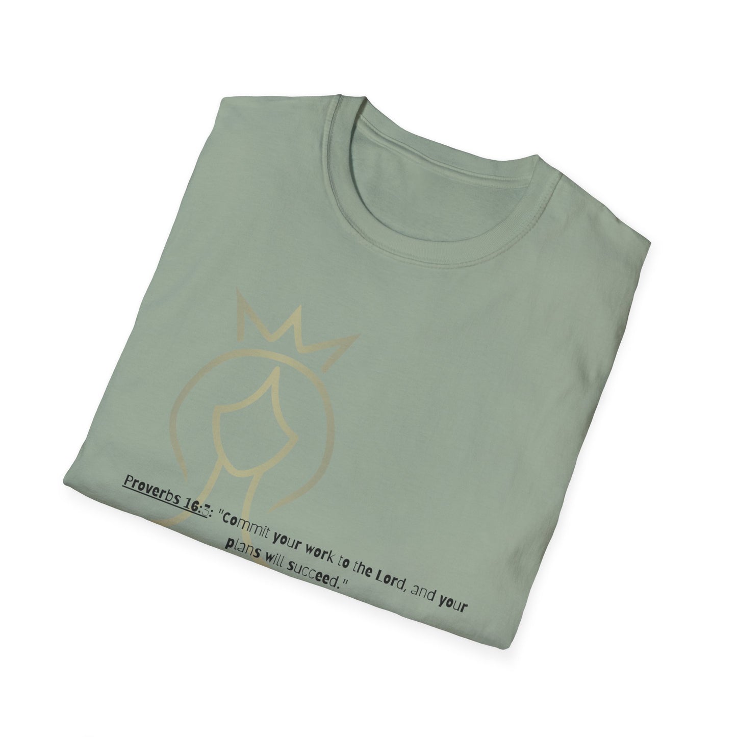 Bible verse themed Unisex Softstyle T-Shirt, jesus Lovers Gift, faith based Casual Wear Relaxed Fit Tee, Gift for believers