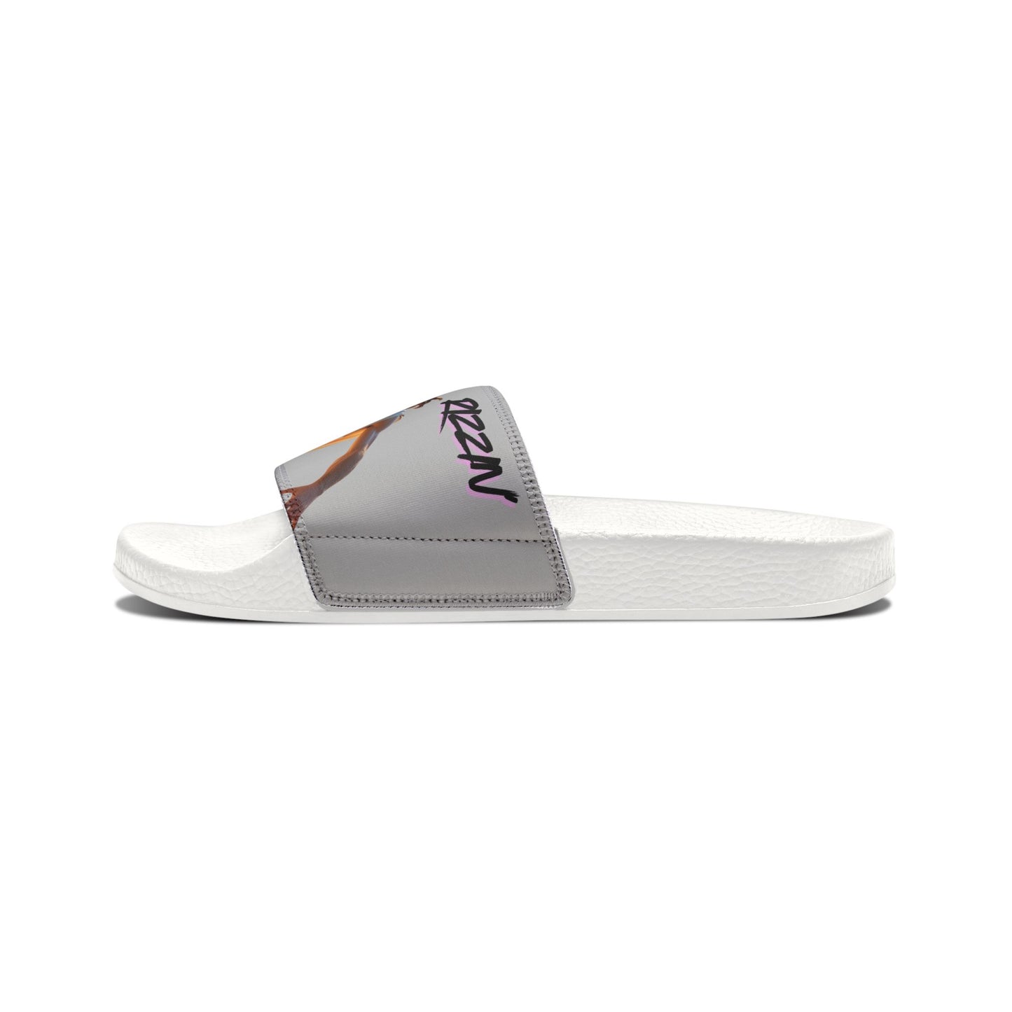 Youth slides Sandals - Removable-Strap, Basketball Theme, Perfect for Summer, house shoes, trending slides, Gift for whole family