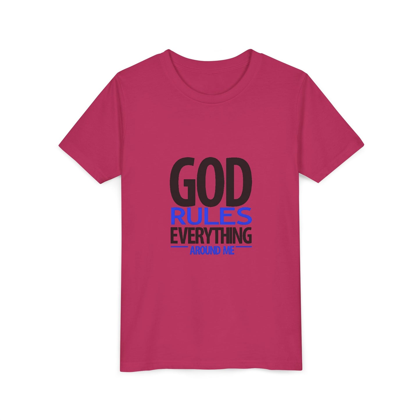 Youth Short Sleeve Tee, spiritual youth apparel, church camp tshirts, youth group t shirts, faith inspired youth apparel