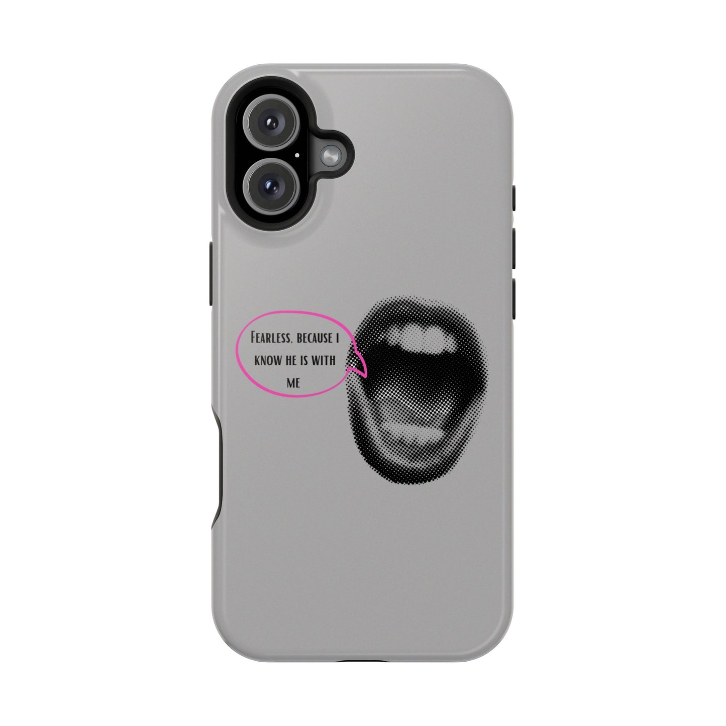 Fearless Impact-Resistant Phone Case; Durable Phone Protector, inspirational Gift, phone Accessory, Trendy Tech Item, Everyday Use