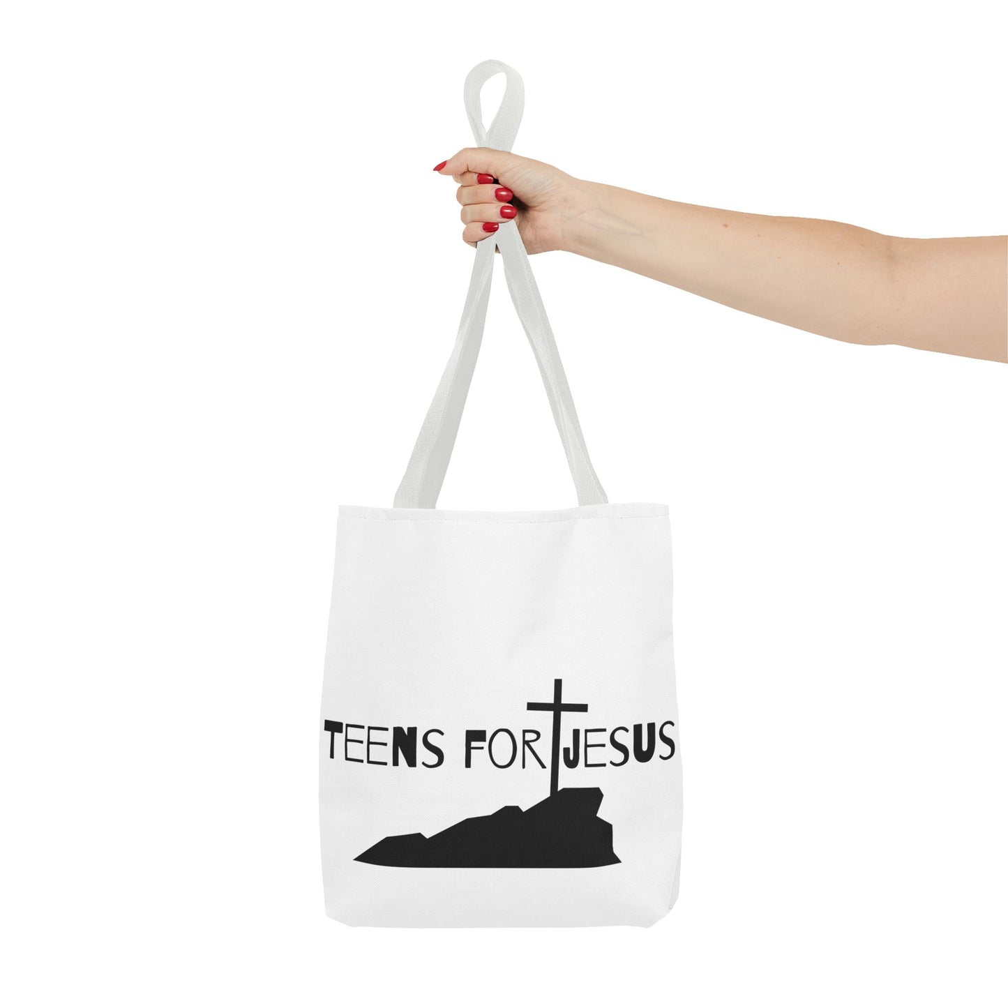Faith-Inspired Tote Bag for Teens who love Jesus gift idea for christian teens
