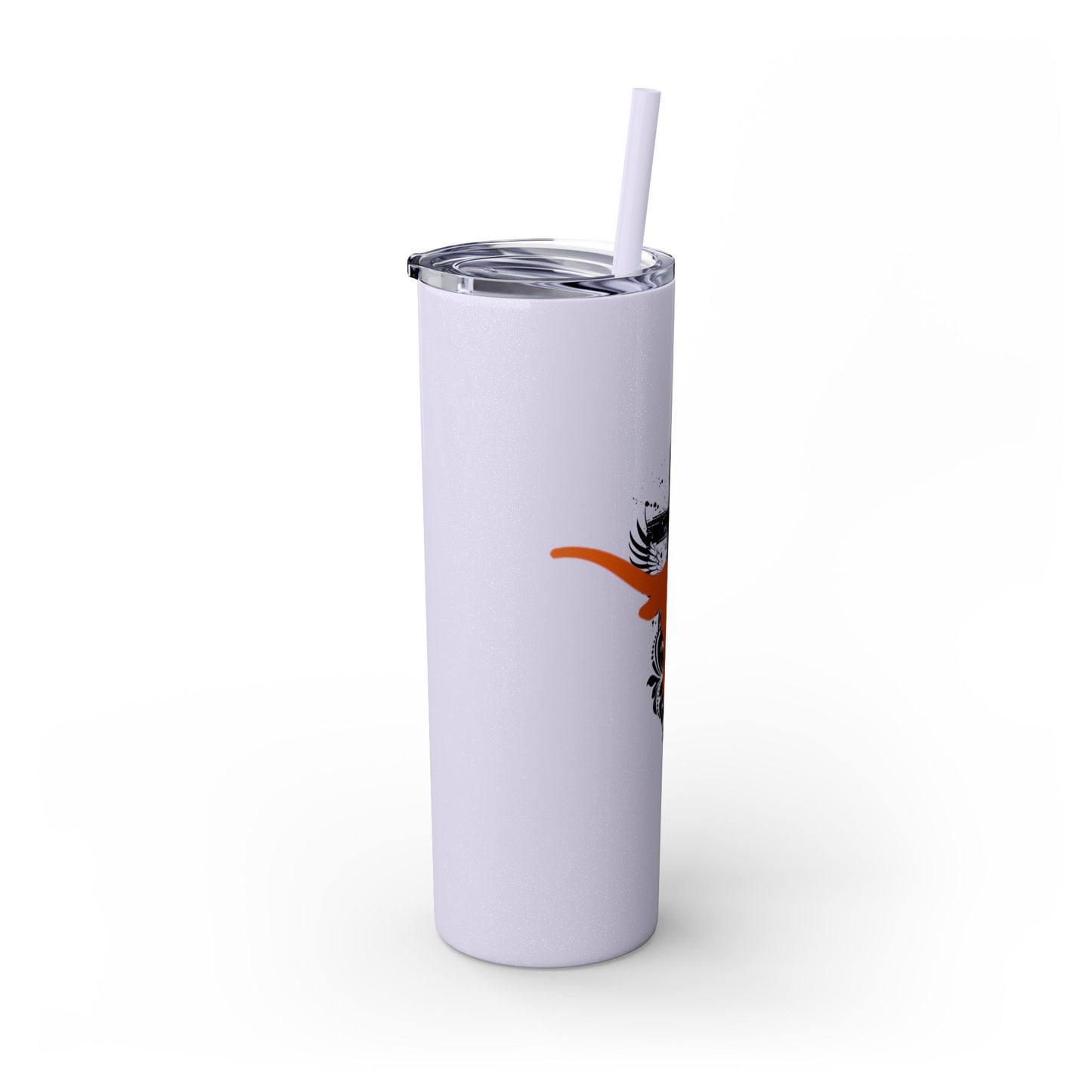 Faith inspired Texas State University at Austin Longhorn themed Skinny Tumbler| university Style Travel Mug | Personalized Gift for university students|