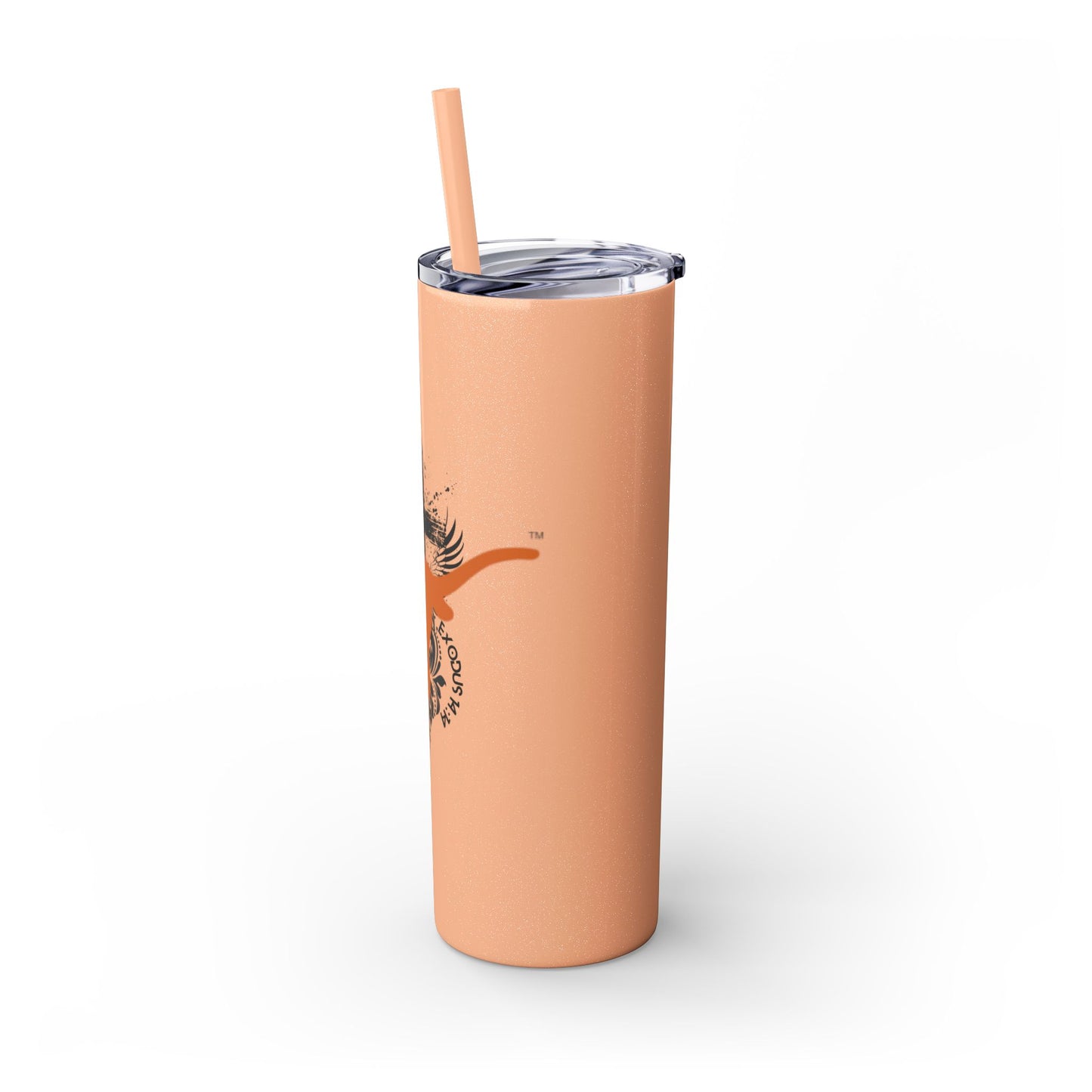 Faith inspired Texas State University at Austin Longhorn themed Skinny Tumbler| university Style Travel Mug | Personalized Gift for university students|
