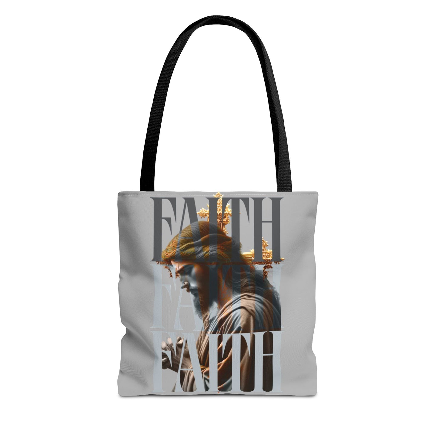 Faith themed Tote Bag for Daily wear, Reusable Shopping Bag, Christian Gift for any occassion, Affirmation Accessory, Stylish Faith Bag