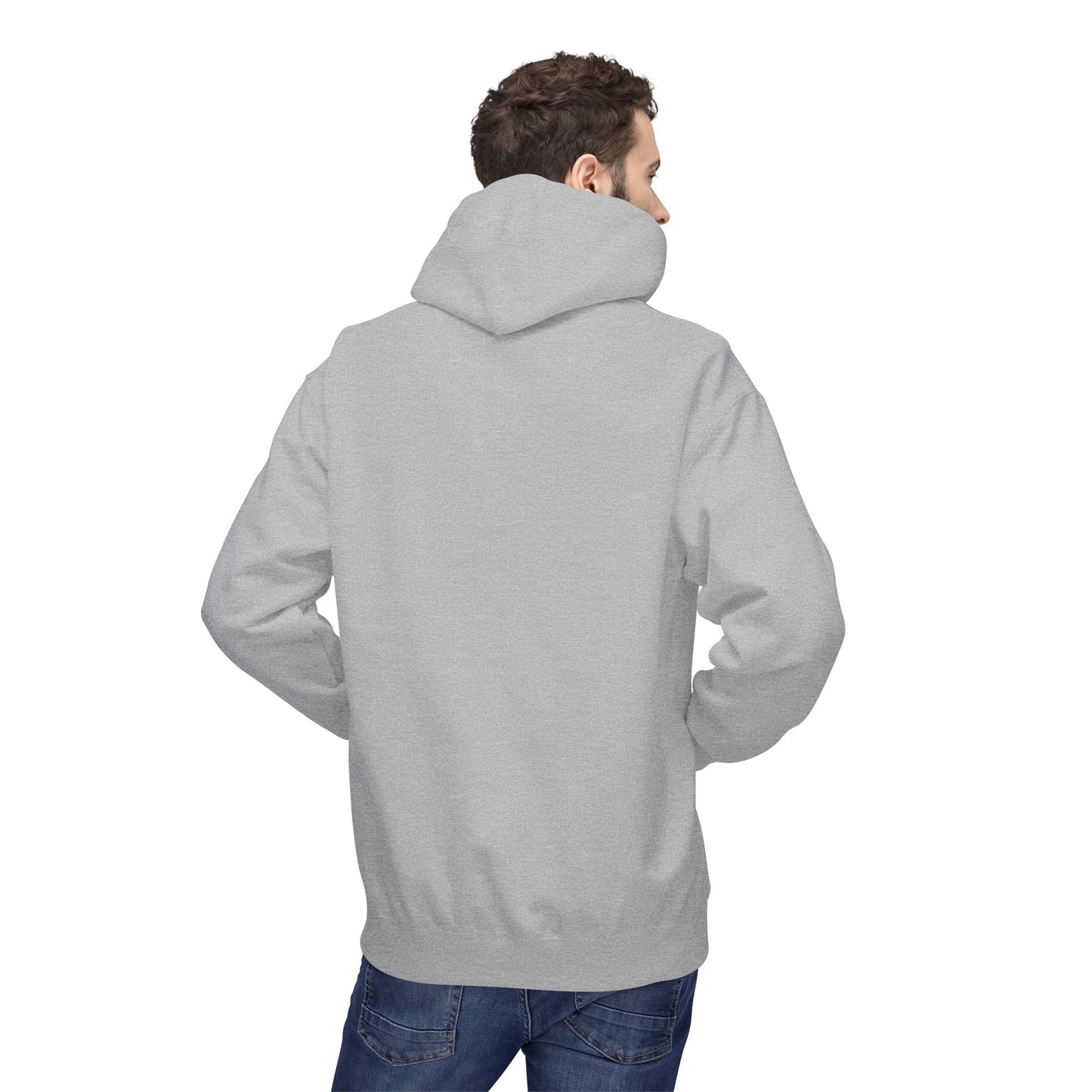 Unisex logo Fleece Hoodie - Cozy Gift for Friends, Motivational Apparel, Casual Wear, Birthday Present, Everyday Comfort