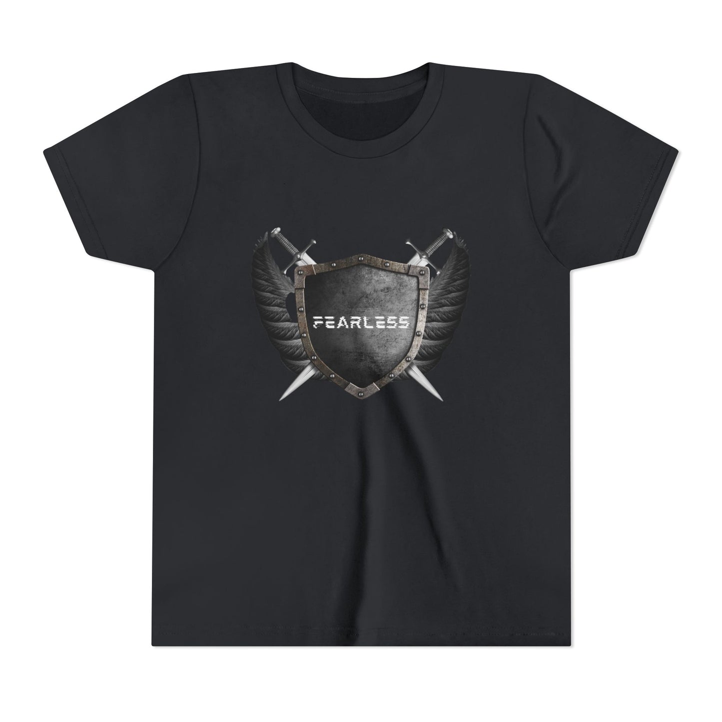 Fearless Youth Tee, Kids Graphic Shirt, spiritual Apparel, Gifts for Kids, motivational tshirts