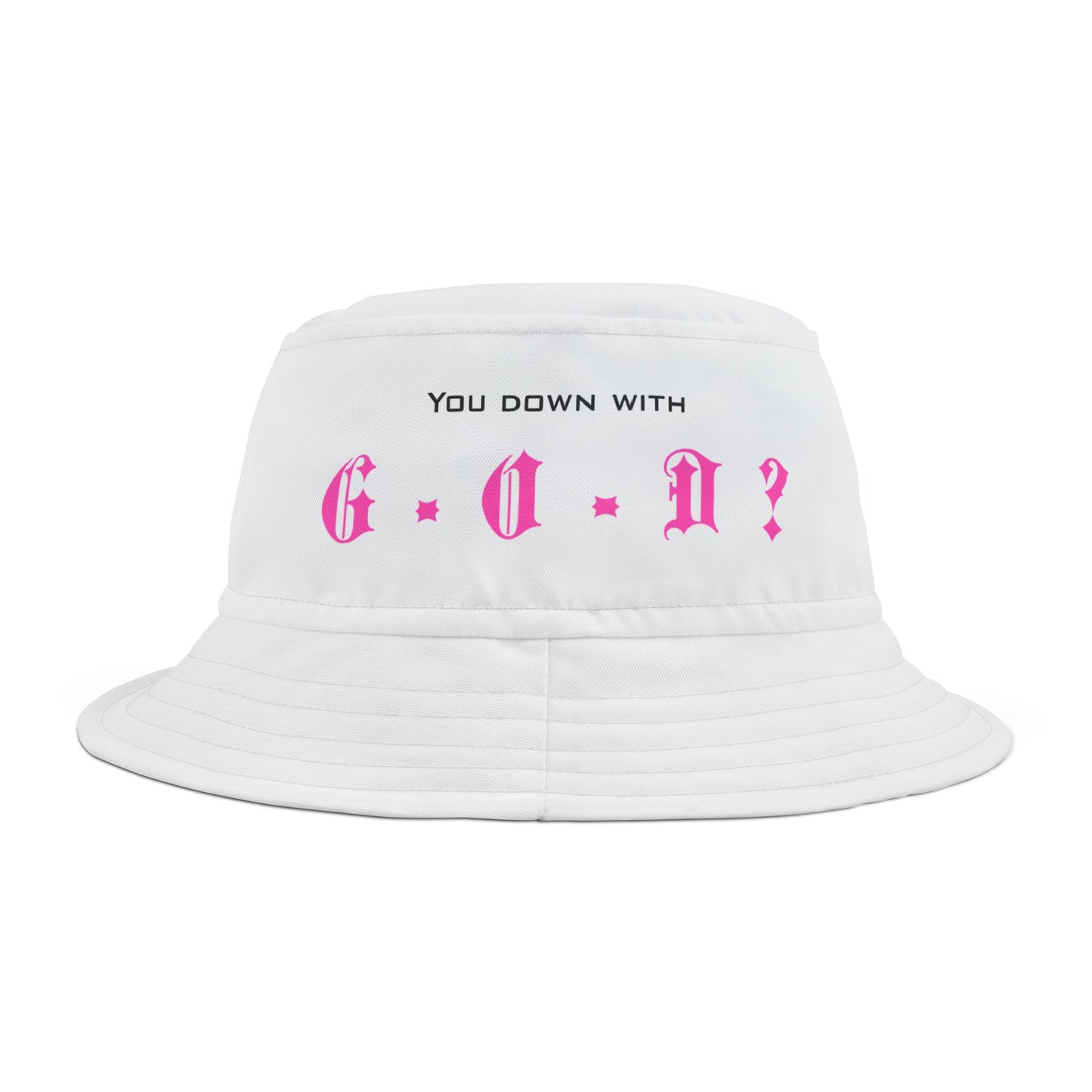 Trending bucket hat Christian themed bucket hat for believer gift idea for christian faith based fashion trends for music festival apparel