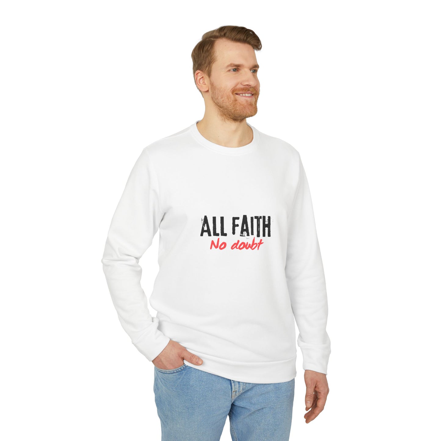 Adidas Crewneck Sweatshirt for unisex christian gift idea for him religious gift
