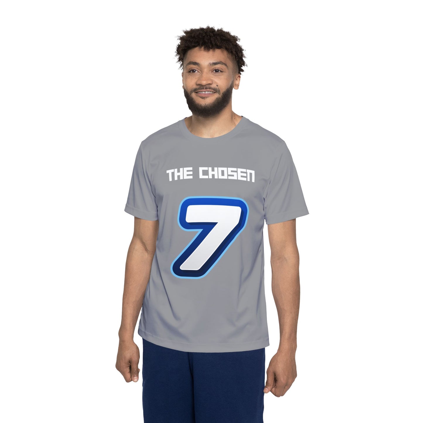 Men's Sports Jersey - The Chosen 7, Athletic Apparel, faith inspired Team Shirt, Gifts for Sports Lovers, Cool Casual Wear