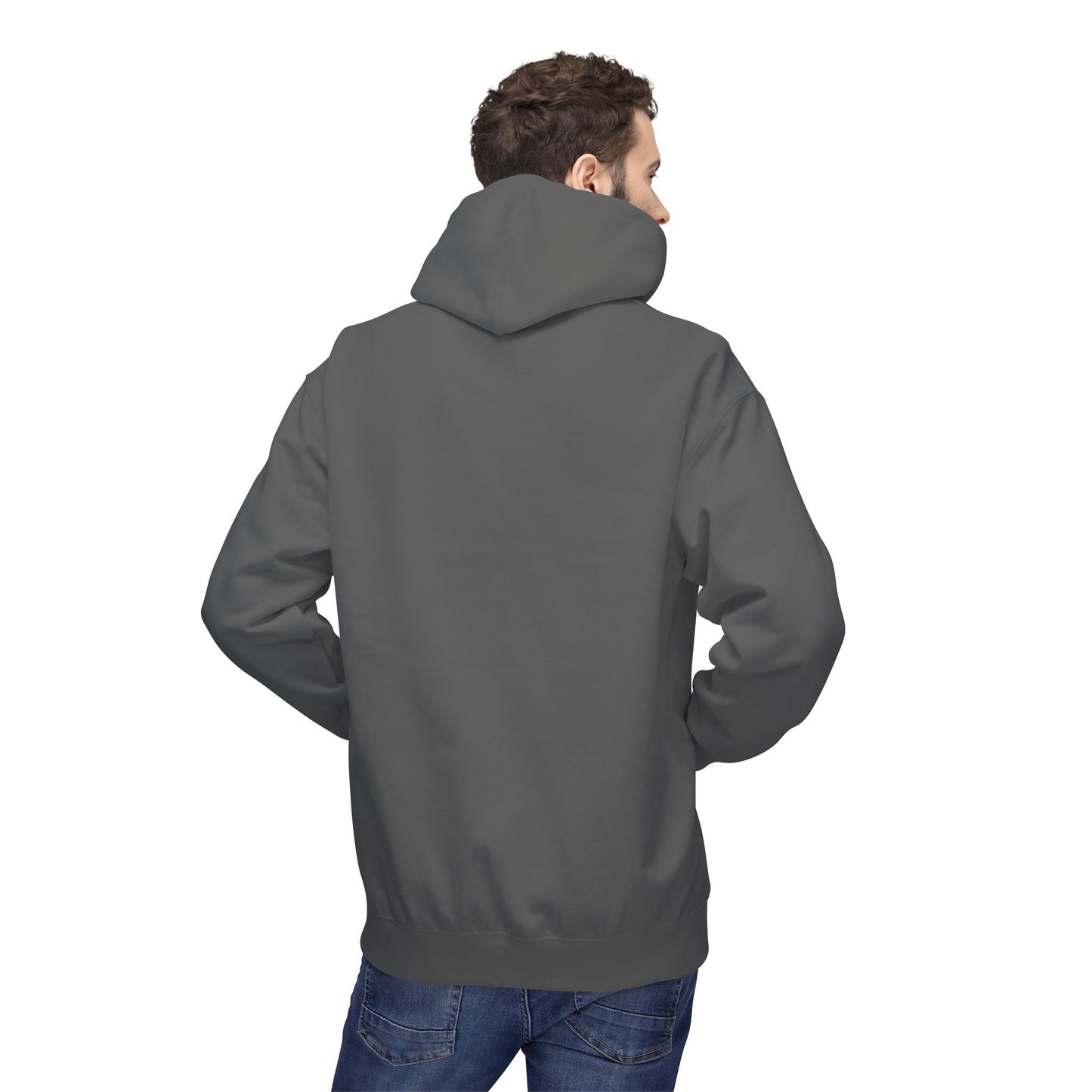 Unisex logo Fleece Hoodie - Cozy Gift for Friends, Motivational Apparel, Casual Wear, Birthday Present, Everyday Comfort