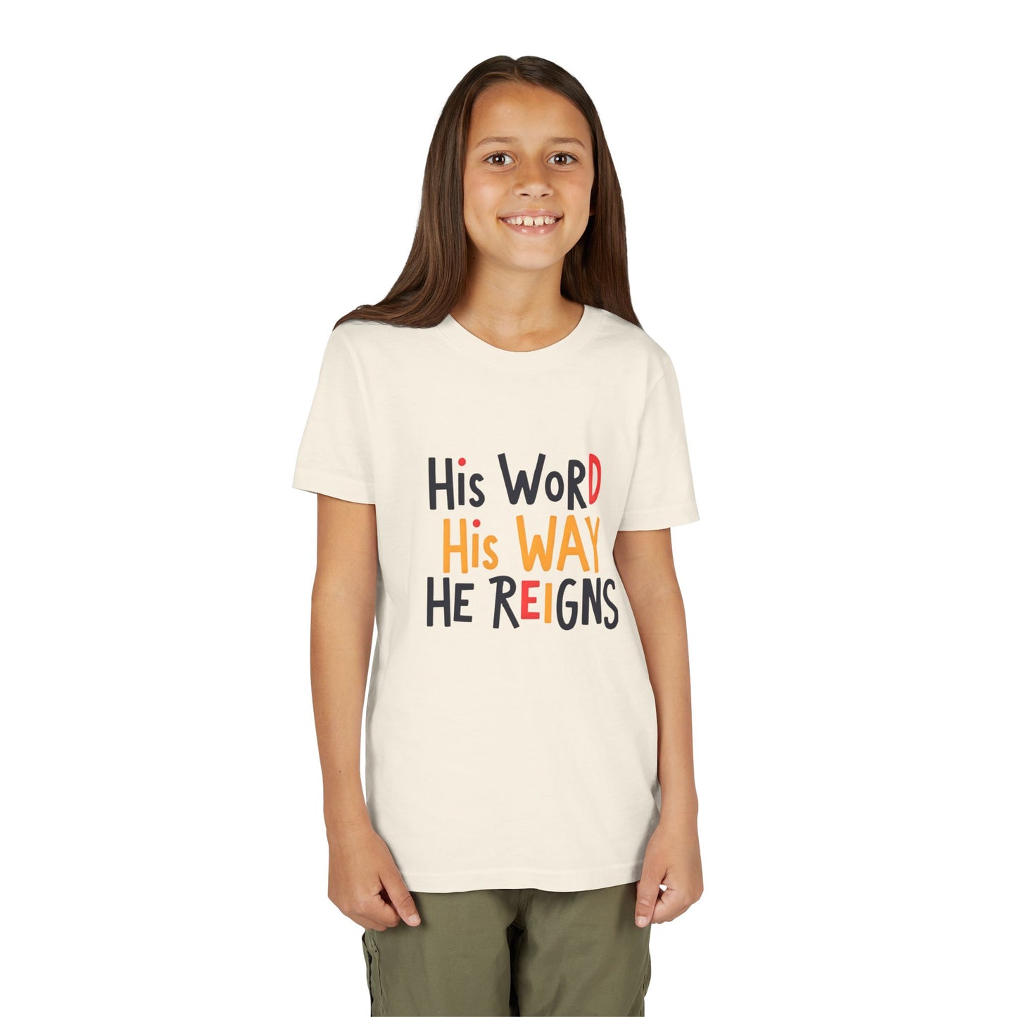 Faith-Inspired Youth Tee, Christian T-Shirt, Religious Kids Shirt, Inspirational Gift, Summer Outfit