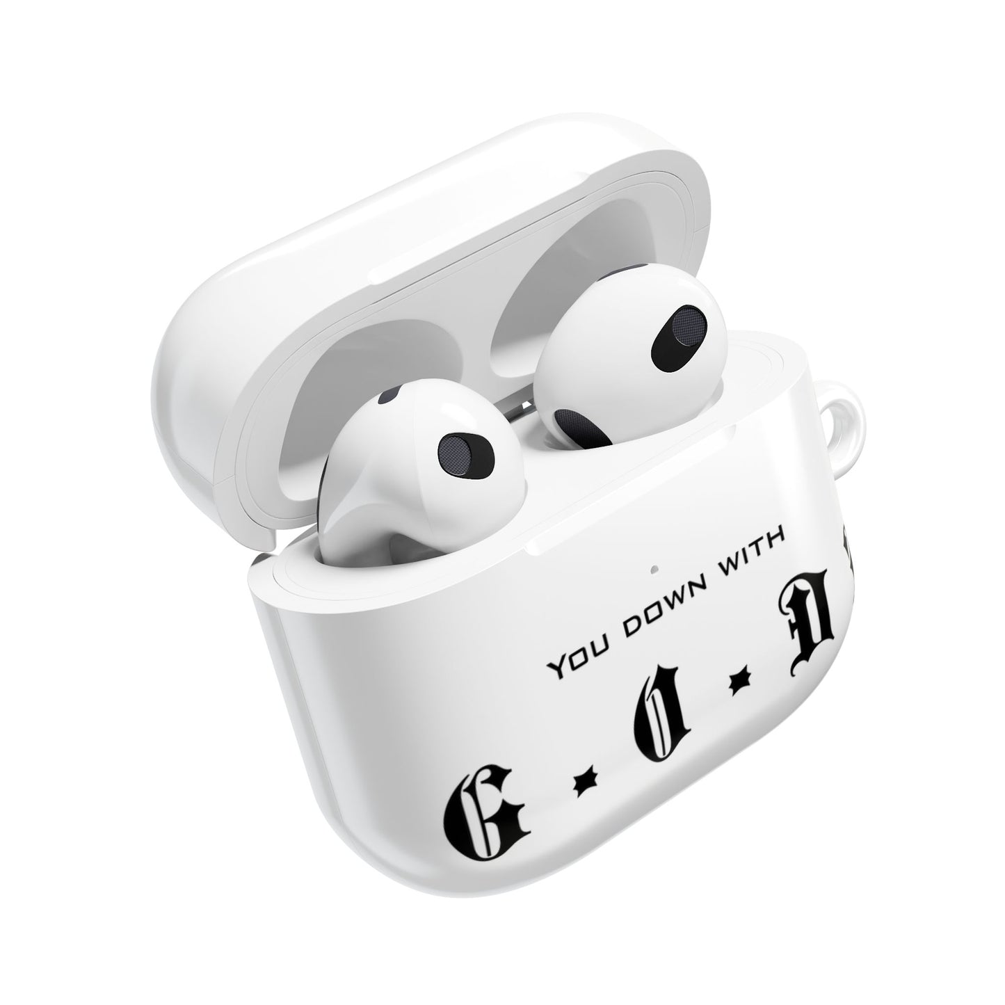 Bible inspired AirPod Case - You Down With God? Design, Accessory for Music Lovers, Gift for Friends & Family, Festival & Everyday Use