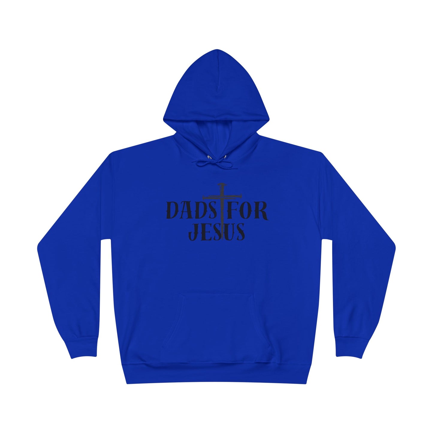 Dads for Jesus Eco-Friendly Hoodie, Christian Gift, Faith-Based Apparel, Unisex Sweatshirt, Casual Outfit, Gift for Dads