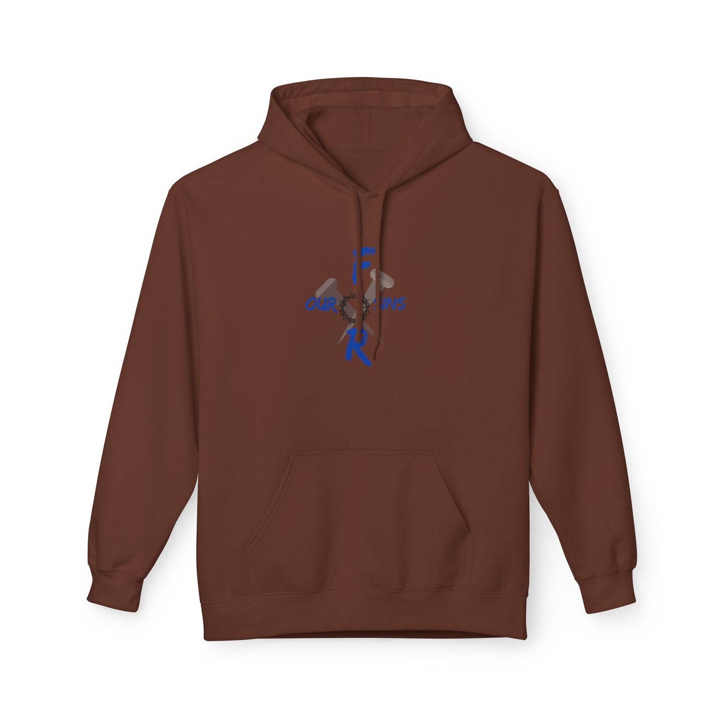 Unisex logo Fleece Hoodie - Cozy Gift for Friends, Motivational Apparel, Casual Wear, Birthday Present, Everyday Comfort