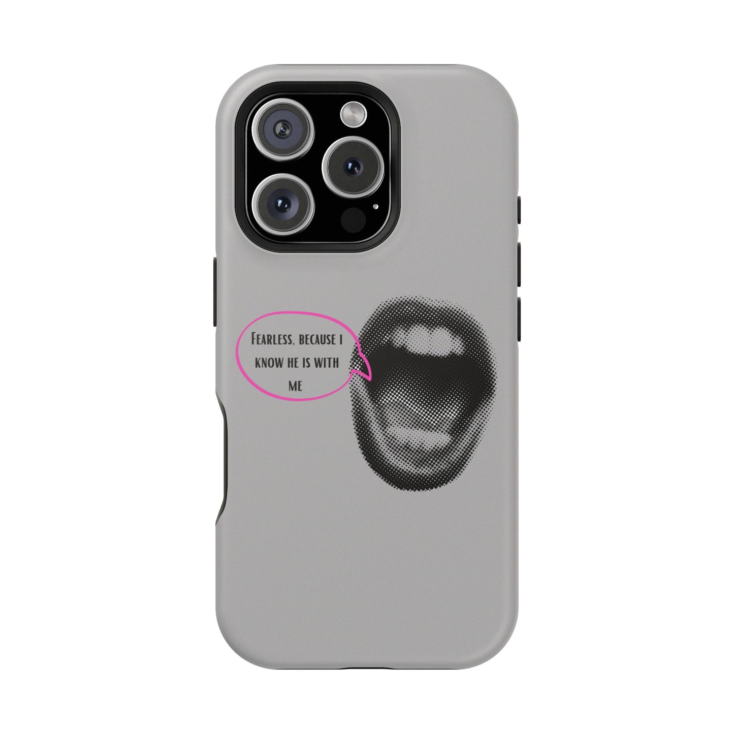 Fearless Impact-Resistant Phone Case; Durable Phone Protector, inspirational Gift, phone Accessory, Trendy Tech Item, Everyday Use