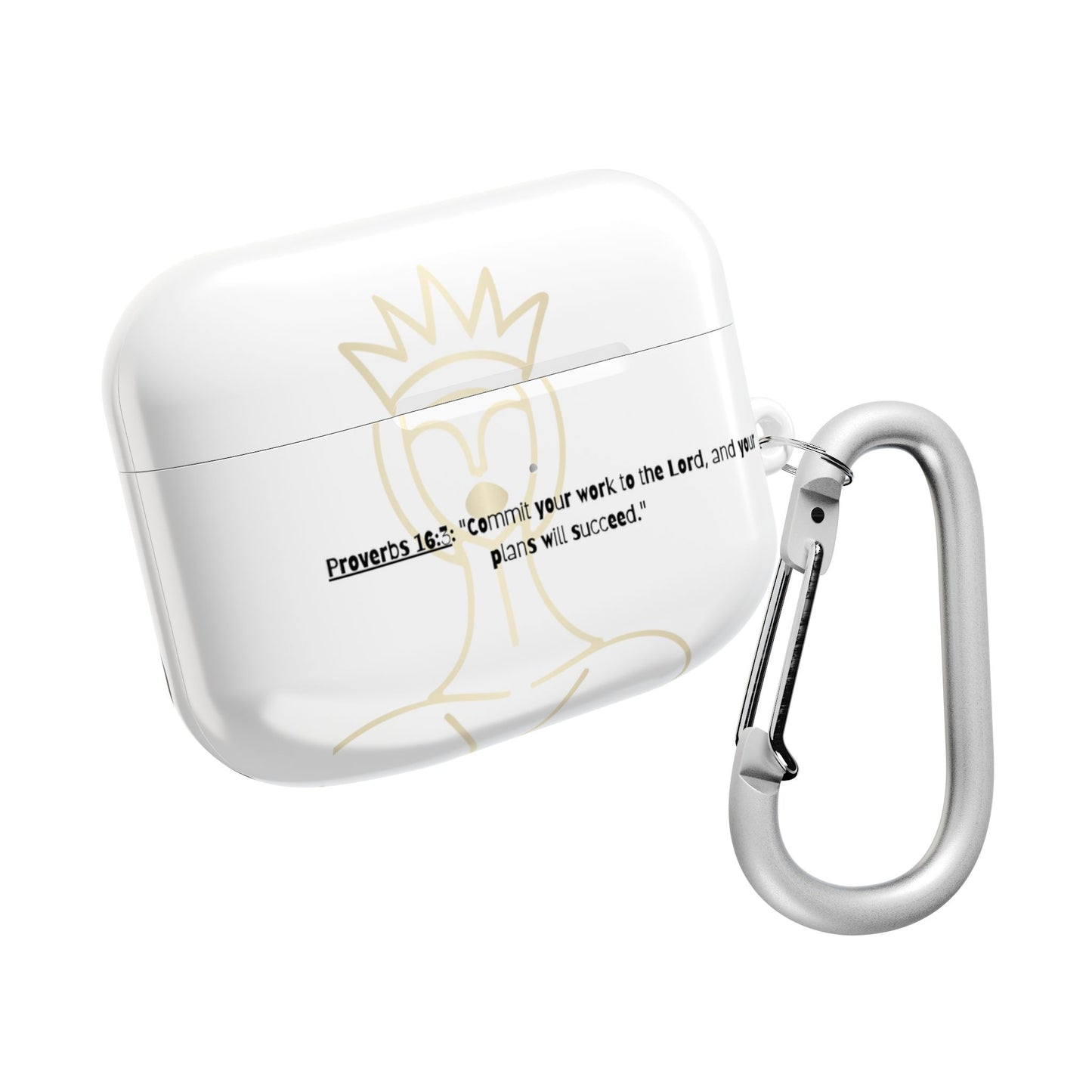 Scripture themed AirPod pro Cases for believers - spiritual Earphone Covers, Spiritual Gift, Motivational Accessory, Customizable AirPods Skin, Unique Tech Gift