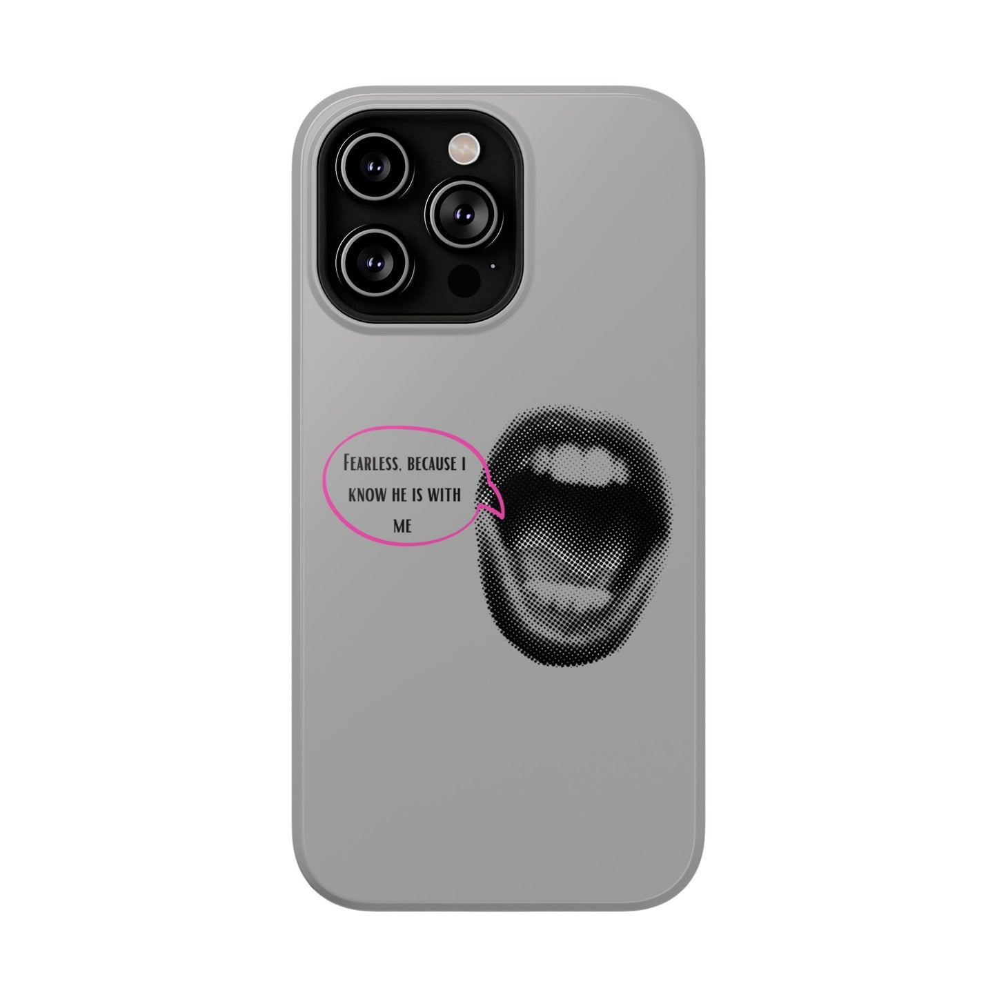 Fearless Impact-Resistant Phone Case; Durable Phone Protector, inspirational Gift, phone Accessory, Trendy Tech Item, Everyday Use