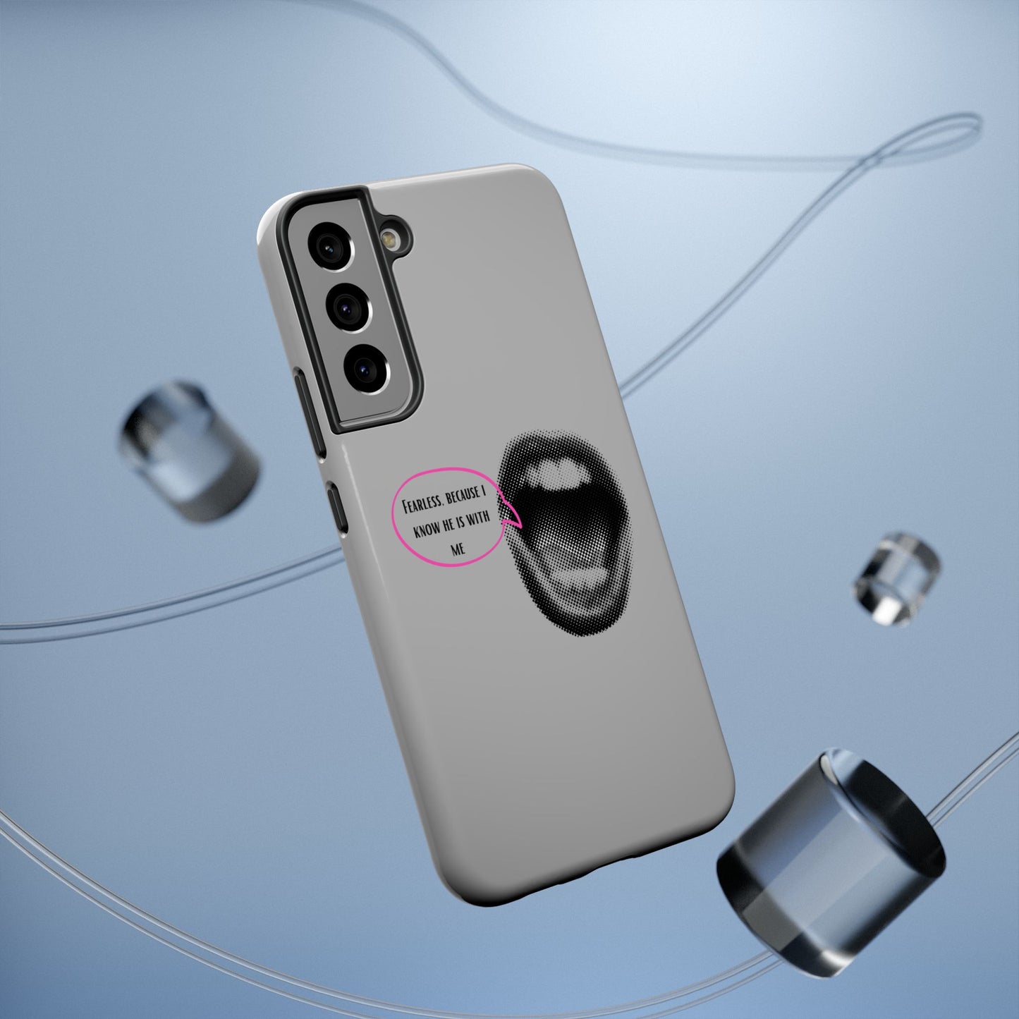 Fearless Impact-Resistant Phone Case; Durable Phone Protector, inspirational Gift, phone Accessory, Trendy Tech Item, Everyday Use