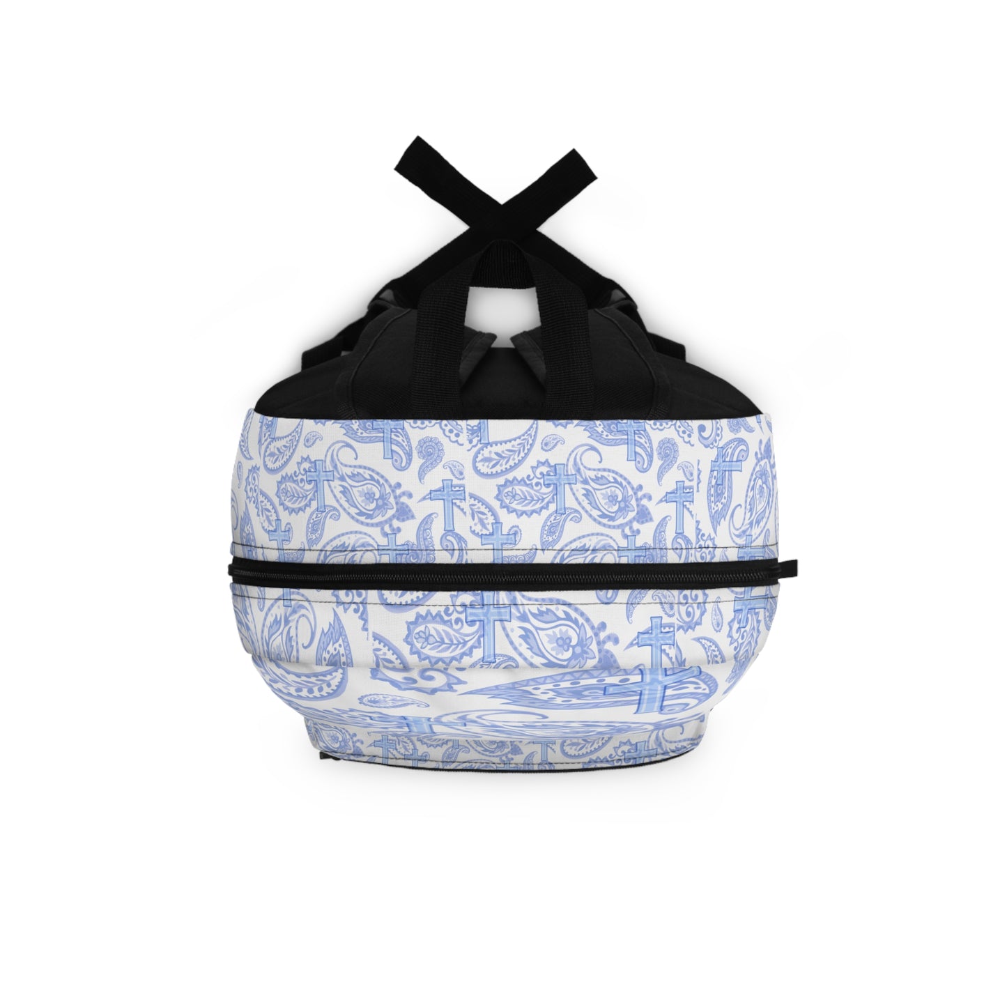 Paisley Cross Pattern Backpack, trending School Bag, Christian back to school, faith inspired school accessories, trending must have