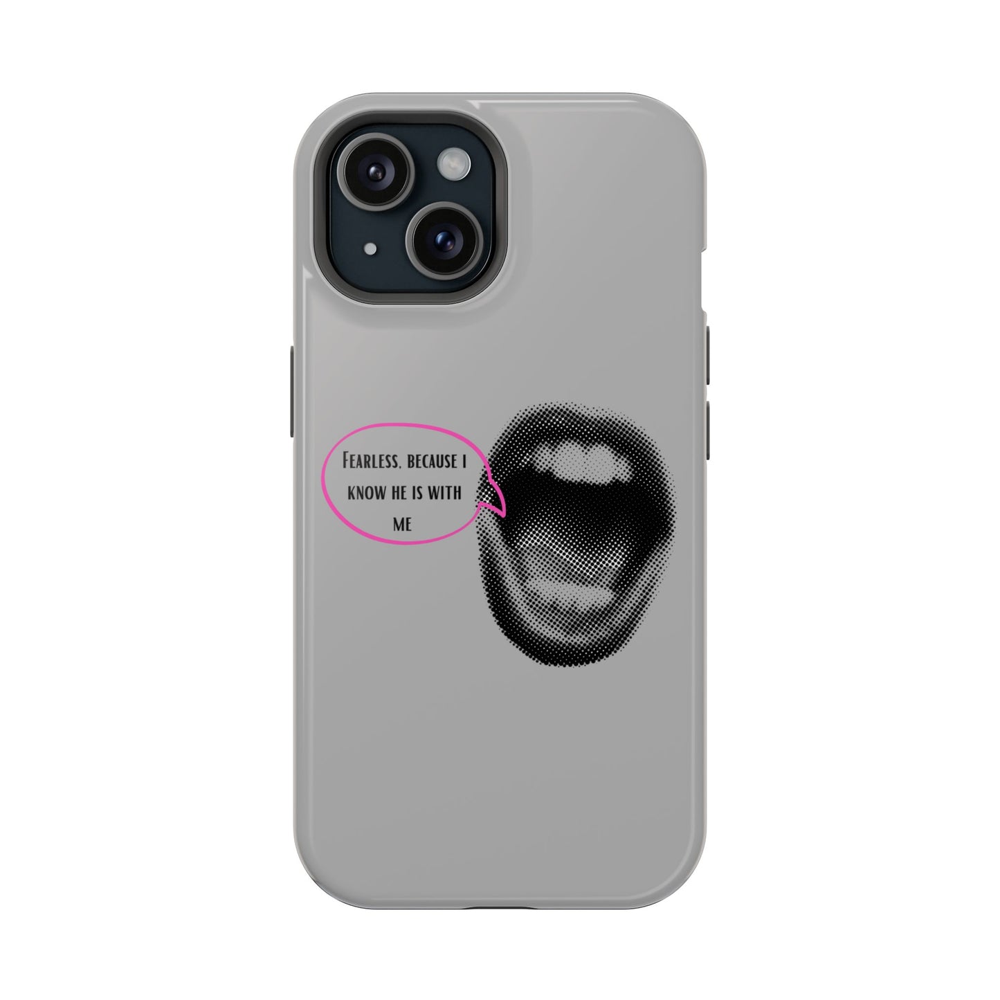 Fearless Impact-Resistant Phone Case; Durable Phone Protector, inspirational Gift, phone Accessory, Trendy Tech Item, Everyday Use