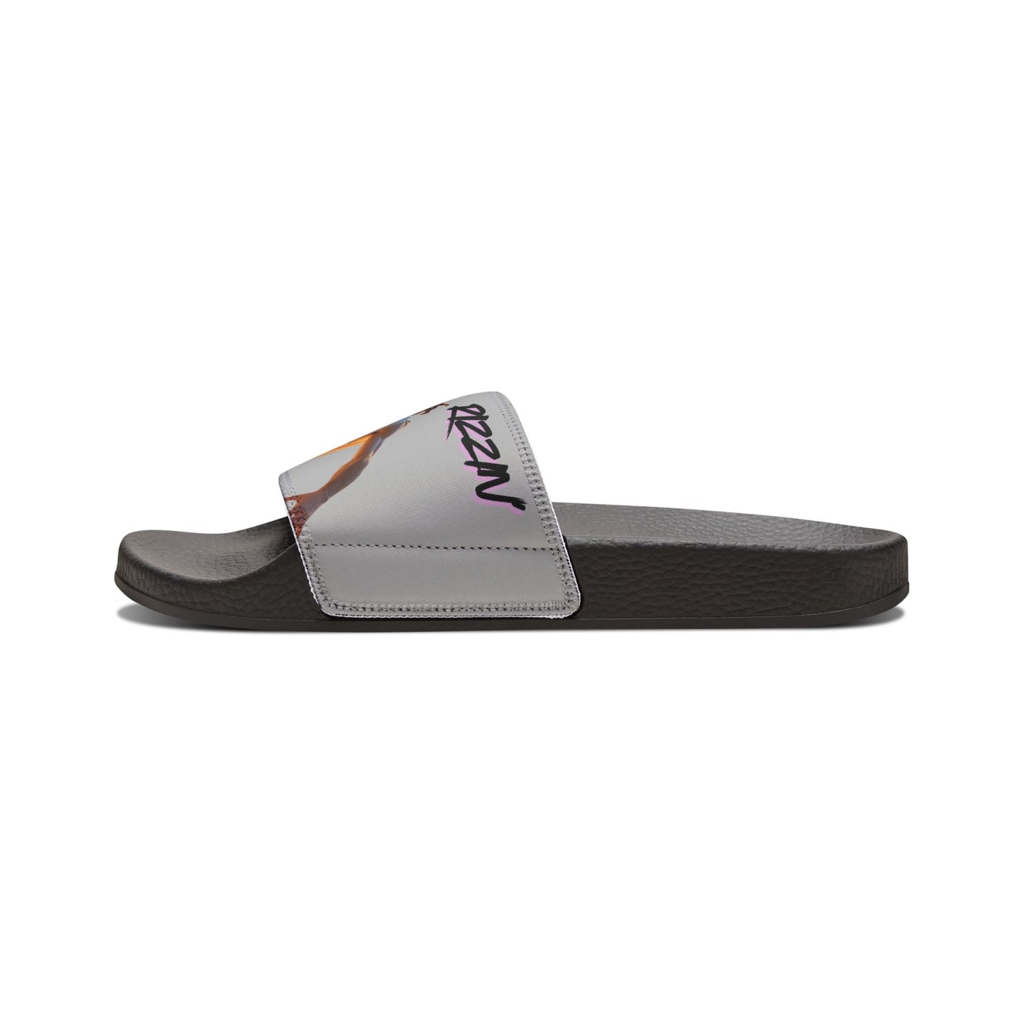 Youth slides Sandals - Removable-Strap, Basketball Theme, Perfect for Summer, house shoes, trending slides, Gift for whole family