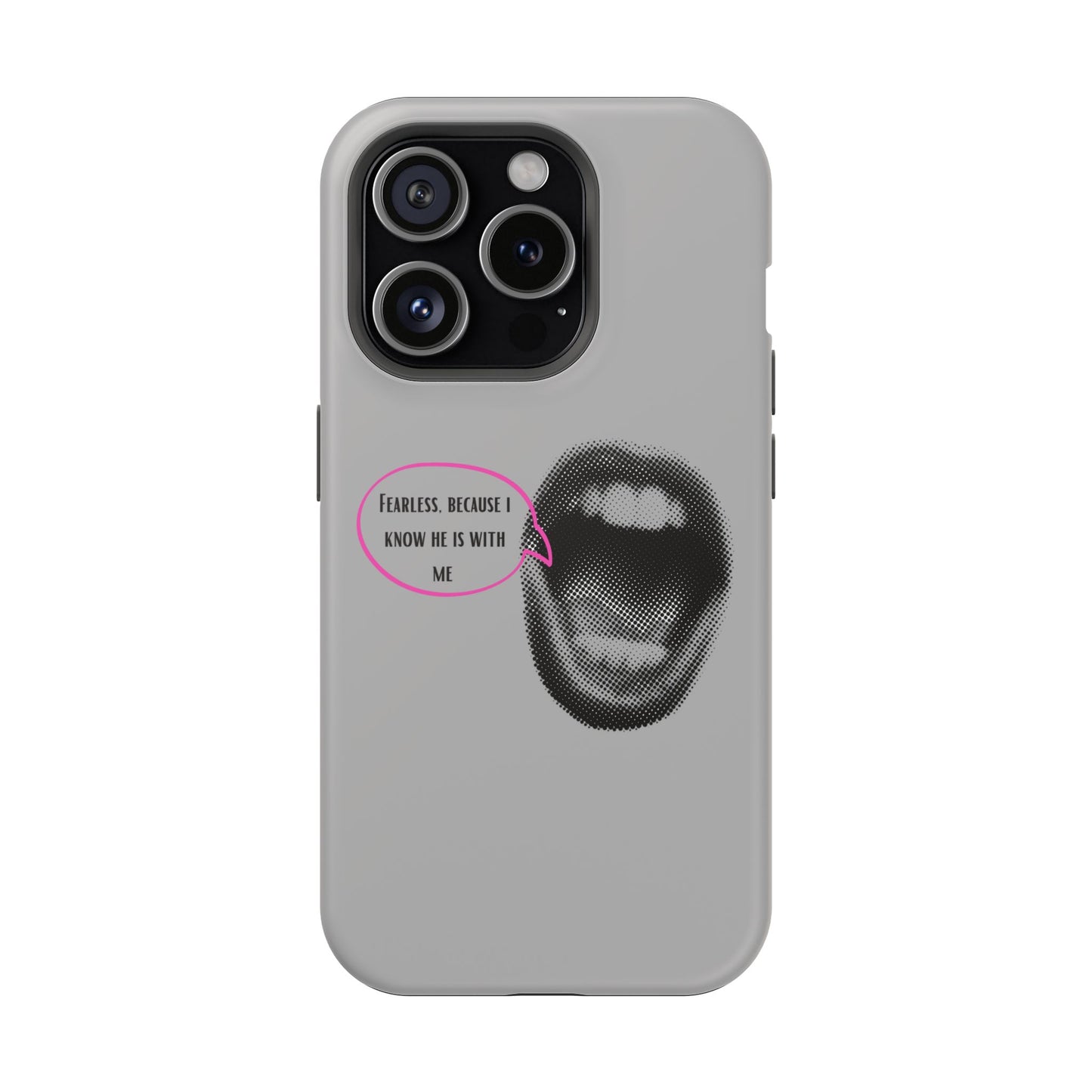 Fearless Impact-Resistant Phone Case; Durable Phone Protector, inspirational Gift, phone Accessory, Trendy Tech Item, Everyday Use