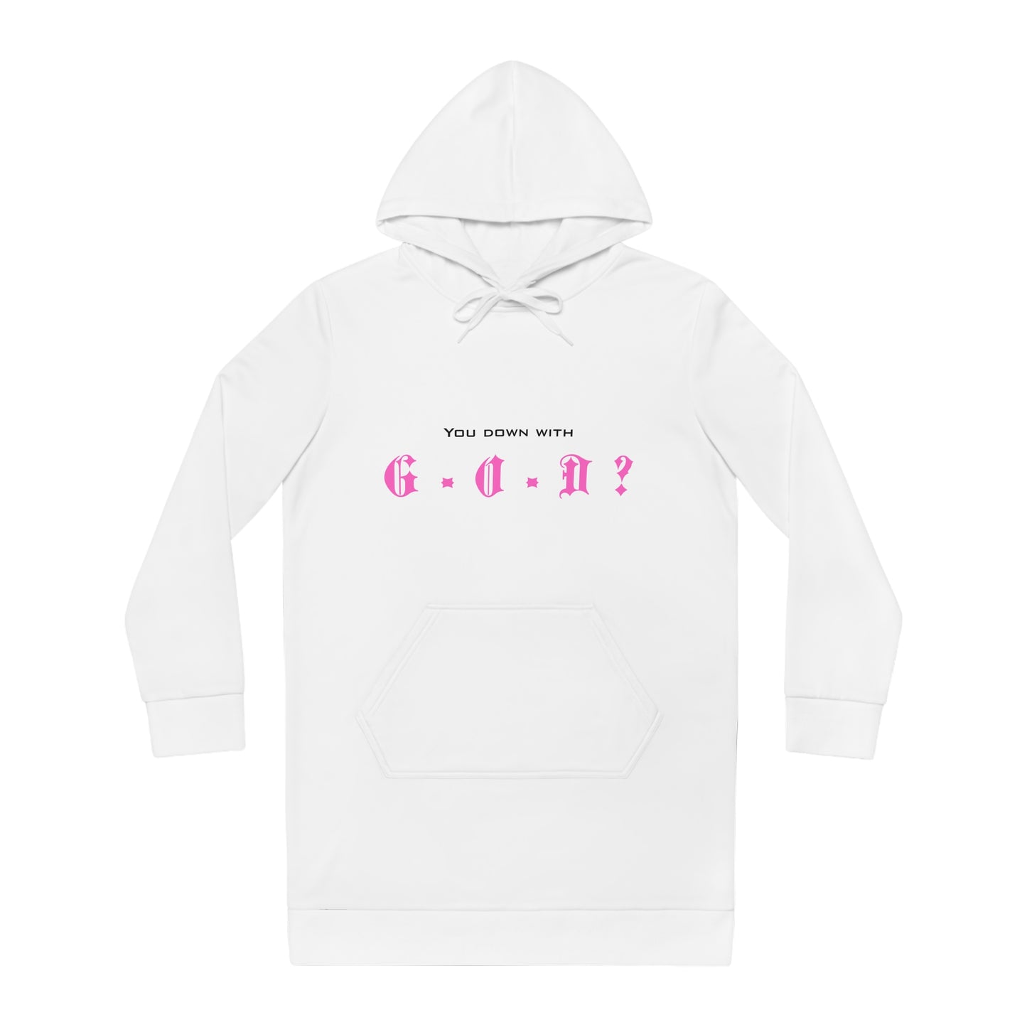 Faith inspired Casual Women's Hoodie Dress, christian Streetwear Trendy Loungewear, faith based Everyday Wear