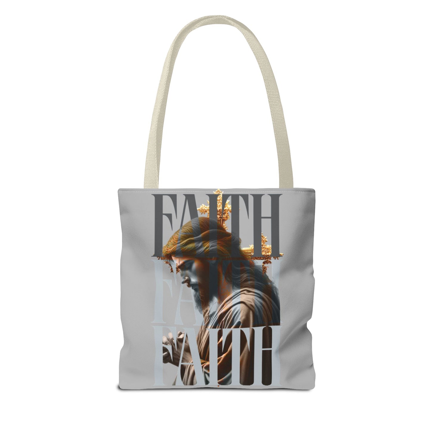 Faith themed Tote Bag for Daily wear, Reusable Shopping Bag, Christian Gift for any occassion, Affirmation Accessory, Stylish Faith Bag