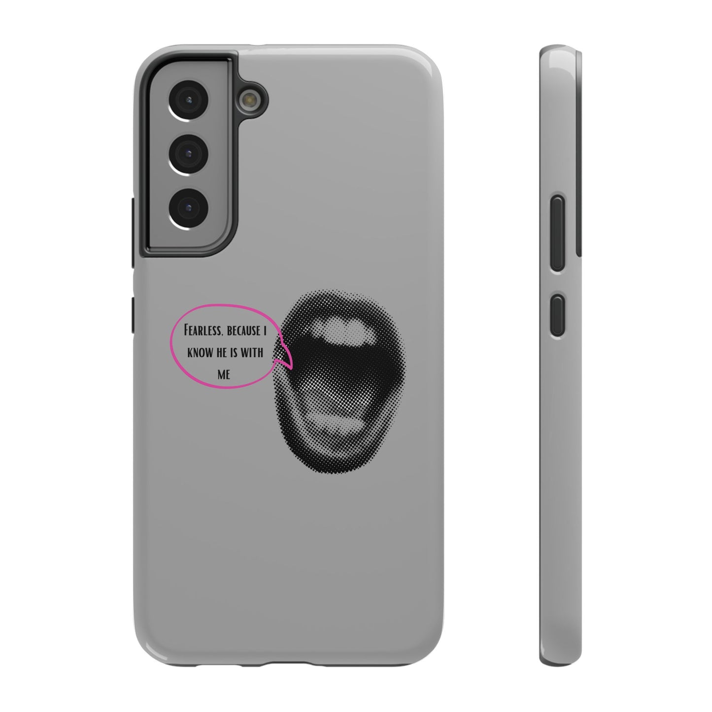 Fearless Impact-Resistant Phone Case; Durable Phone Protector, inspirational Gift, phone Accessory, Trendy Tech Item, Everyday Use