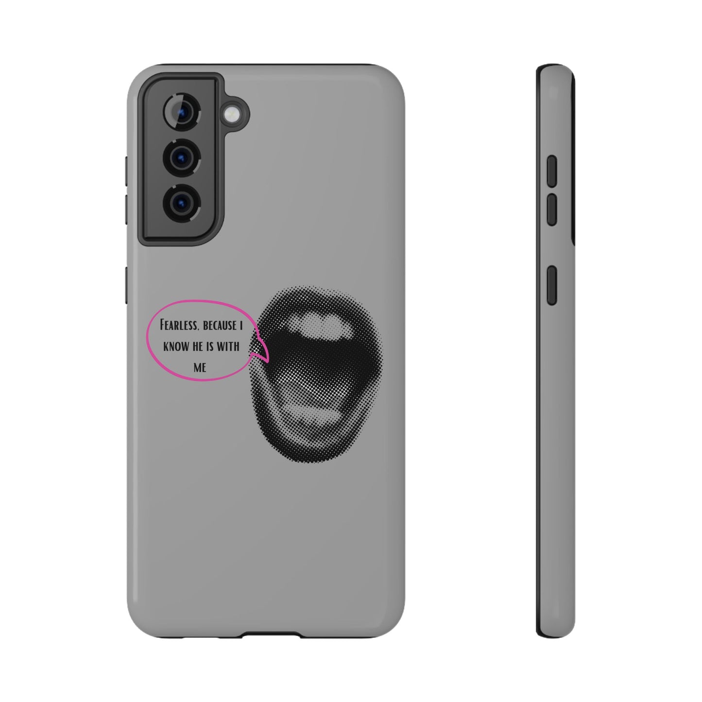 Fearless Impact-Resistant Phone Case; Durable Phone Protector, inspirational Gift, phone Accessory, Trendy Tech Item, Everyday Use