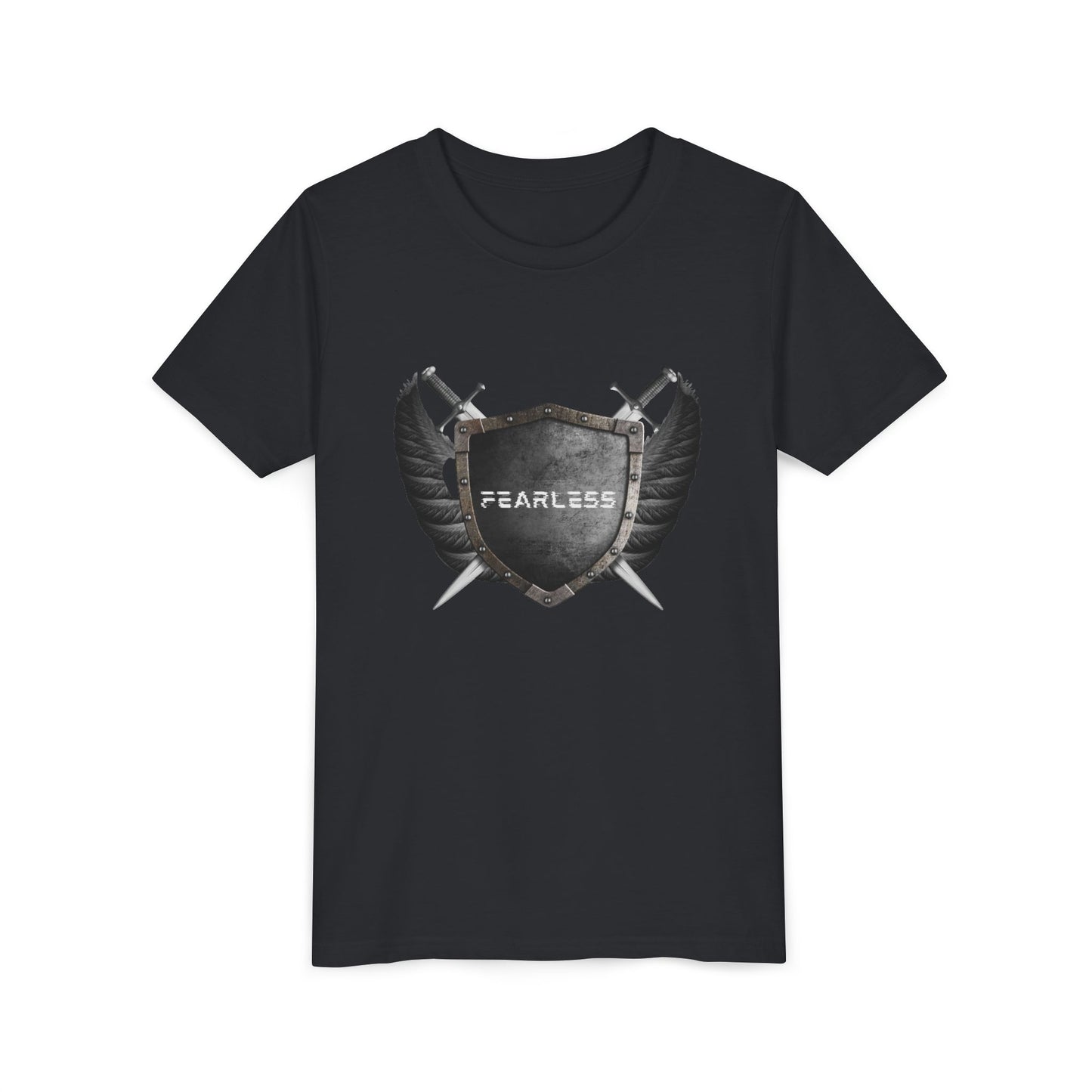 Fearless Youth Tee, Kids Graphic Shirt, spiritual Apparel, Gifts for Kids, motivational tshirts