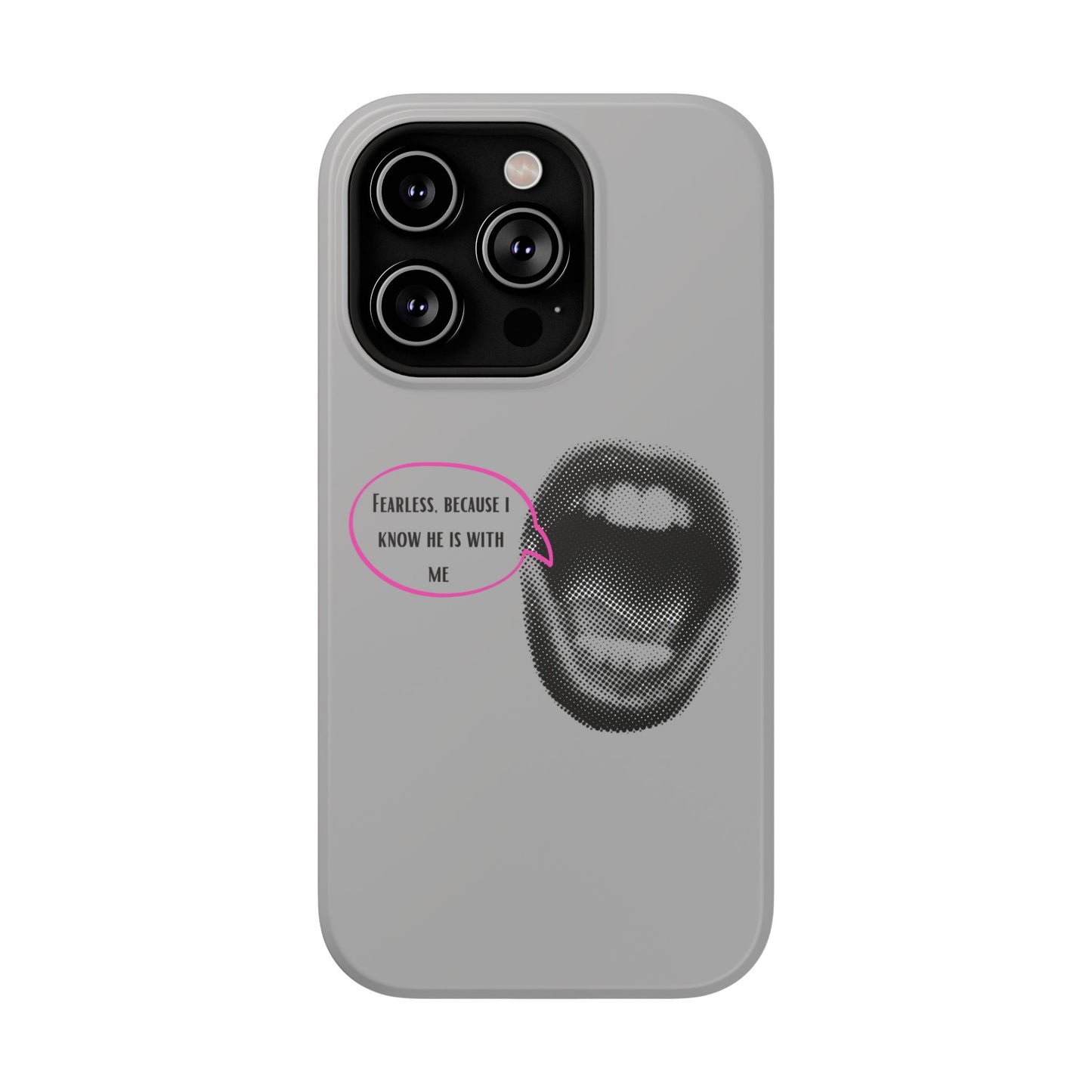 Fearless Impact-Resistant Phone Case; Durable Phone Protector, inspirational Gift, phone Accessory, Trendy Tech Item, Everyday Use
