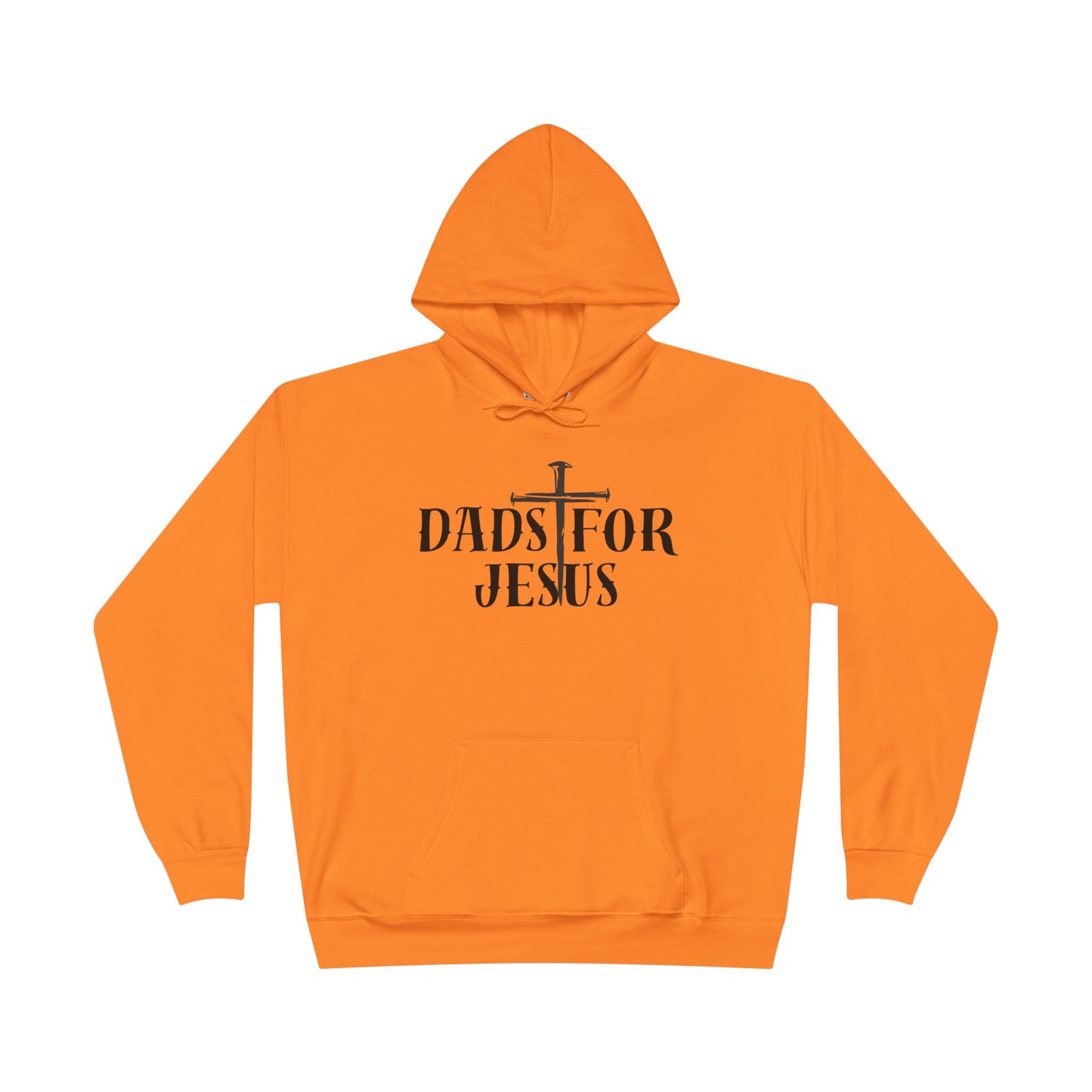 Dads for Jesus Eco-Friendly Hoodie, Christian Gift, Faith-Based Apparel, Unisex Sweatshirt, Casual Outfit, Gift for Dads