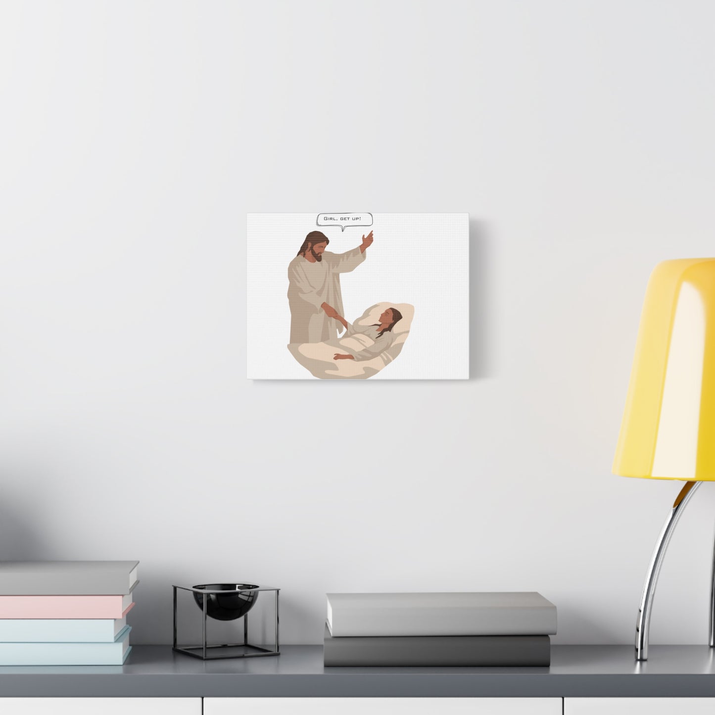 Inspirational Jesus themed Canvas Print Motivational Wall Art for Religious Home Decor for Christian Gift for house warming