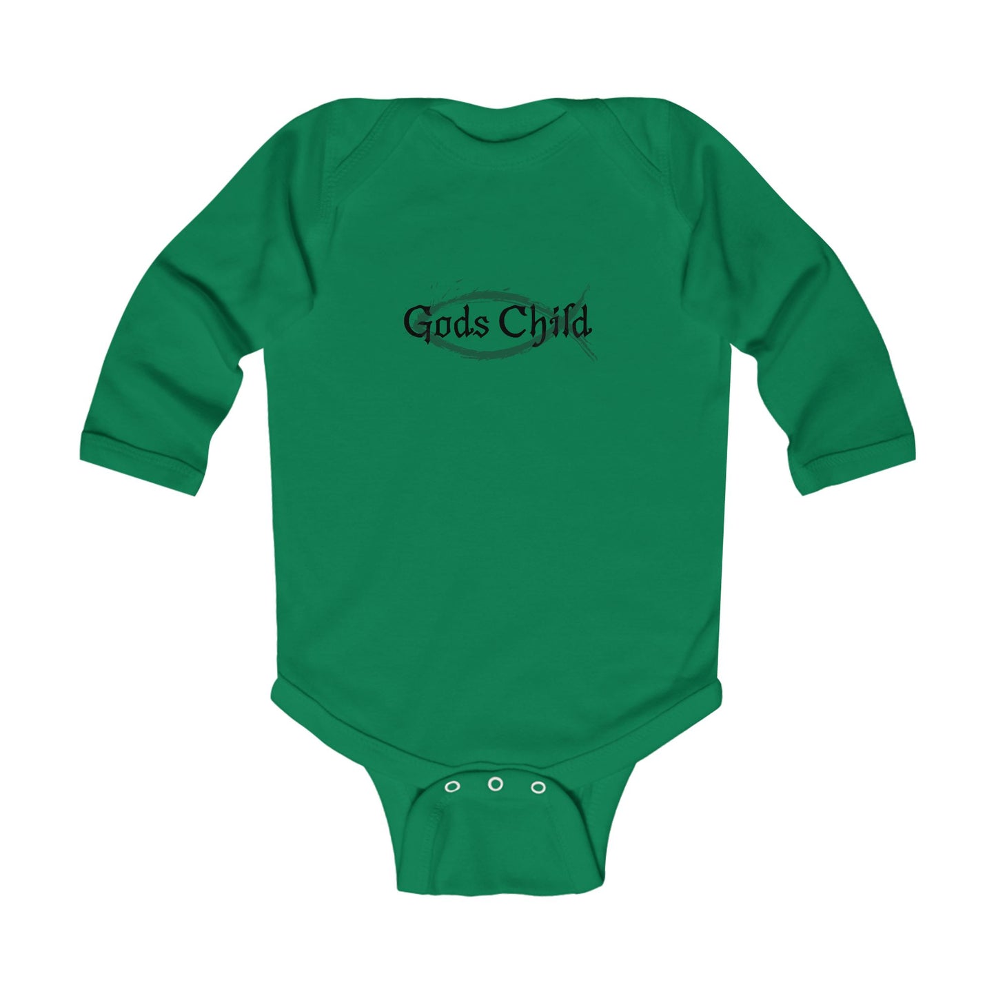 Infant Long Sleeve Bodysuit for Christian babies faith based apparel for the whole family Christian wear for believers