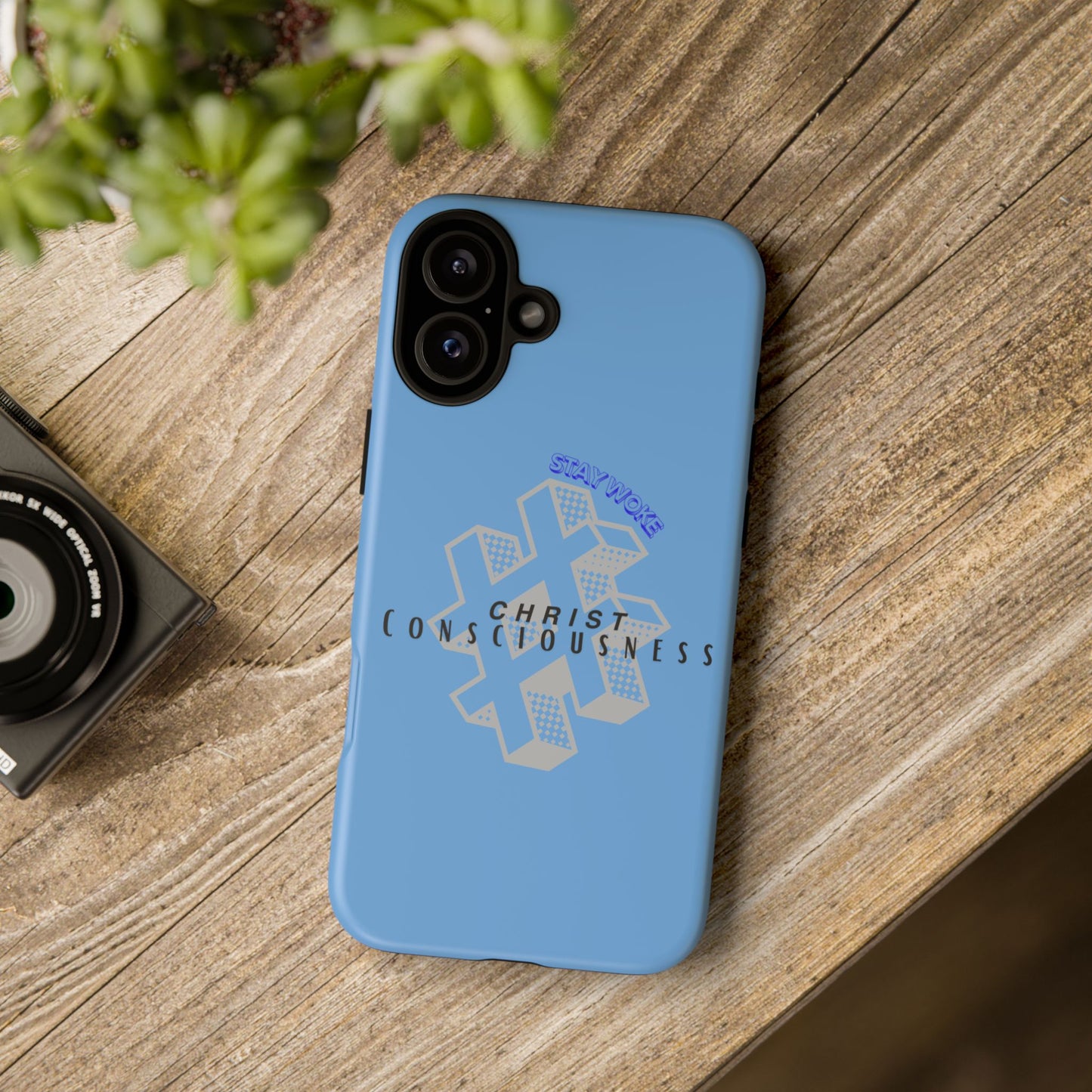 Hashtag Phone Case, Spiritual Gift, Faith-Based Accessory, Unique Tech Cover, Blue Phone Protector, trending tough cases, trending iPhone cases