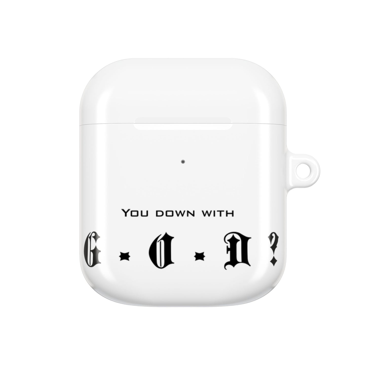Bible inspired AirPod Case - You Down With God? Design, Accessory for Music Lovers, Gift for Friends & Family, Festival & Everyday Use