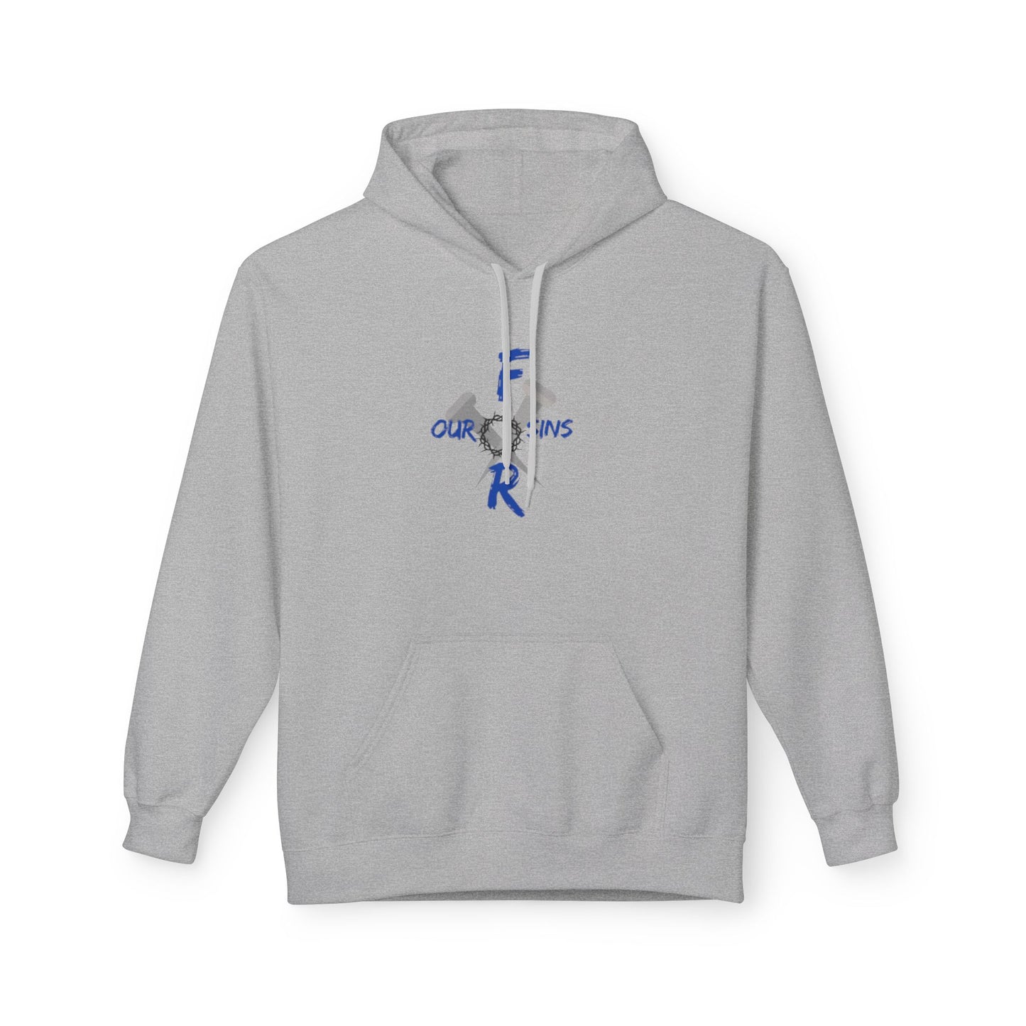 Unisex logo Fleece Hoodie - Cozy Gift for Friends, Motivational Apparel, Casual Wear, Birthday Present, Everyday Comfort