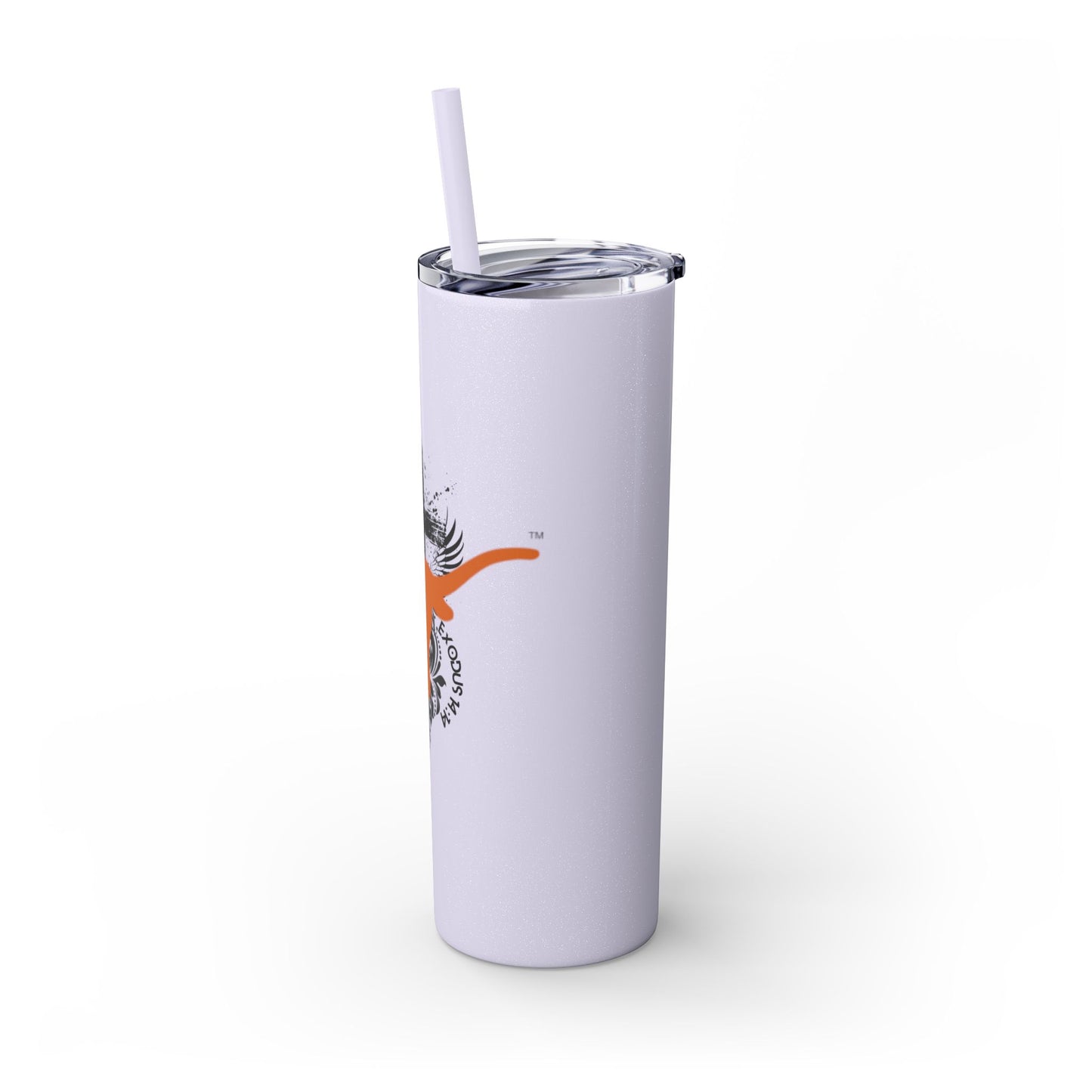 Faith inspired Texas State University at Austin Longhorn themed Skinny Tumbler| university Style Travel Mug | Personalized Gift for university students|