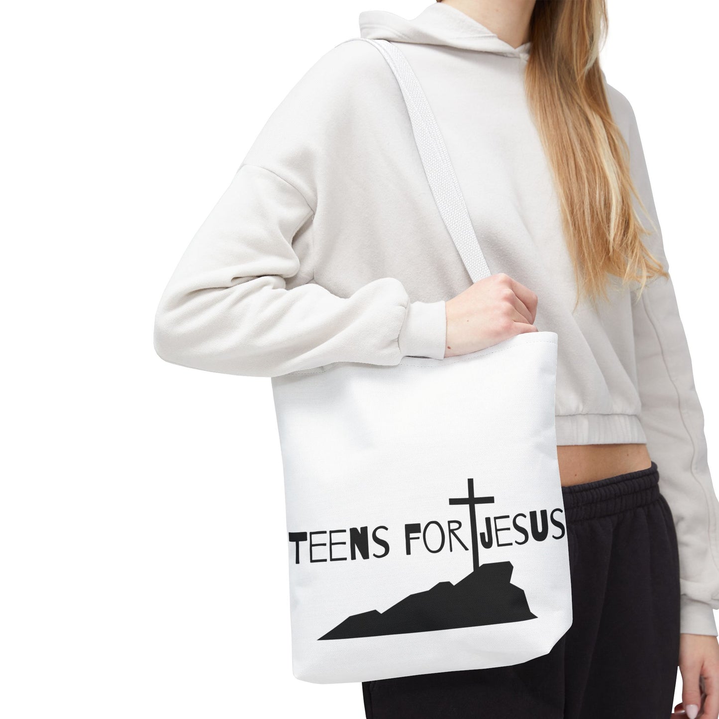 Faith-Inspired Tote Bag for Teens who love Jesus gift idea for christian teens