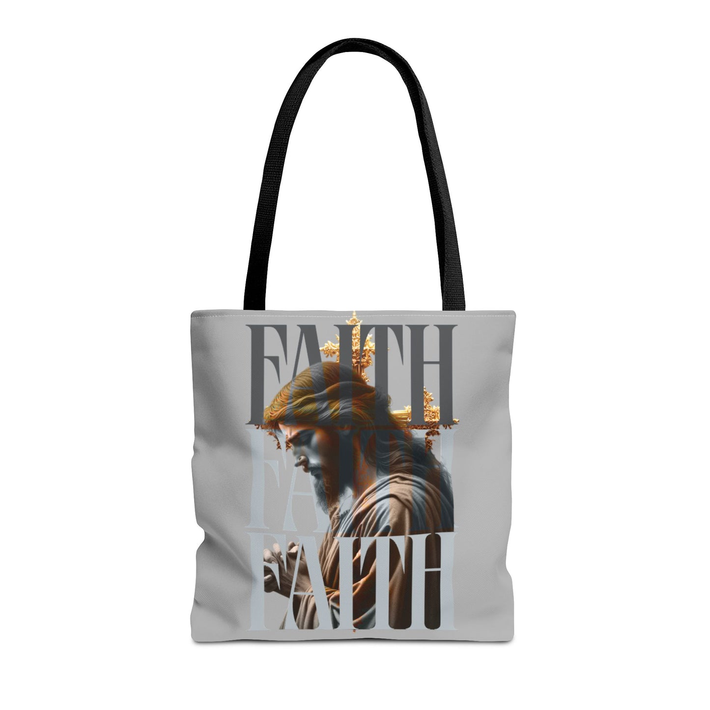 Faith themed Tote Bag for Daily wear, Reusable Shopping Bag, Christian Gift for any occassion, Affirmation Accessory, Stylish Faith Bag
