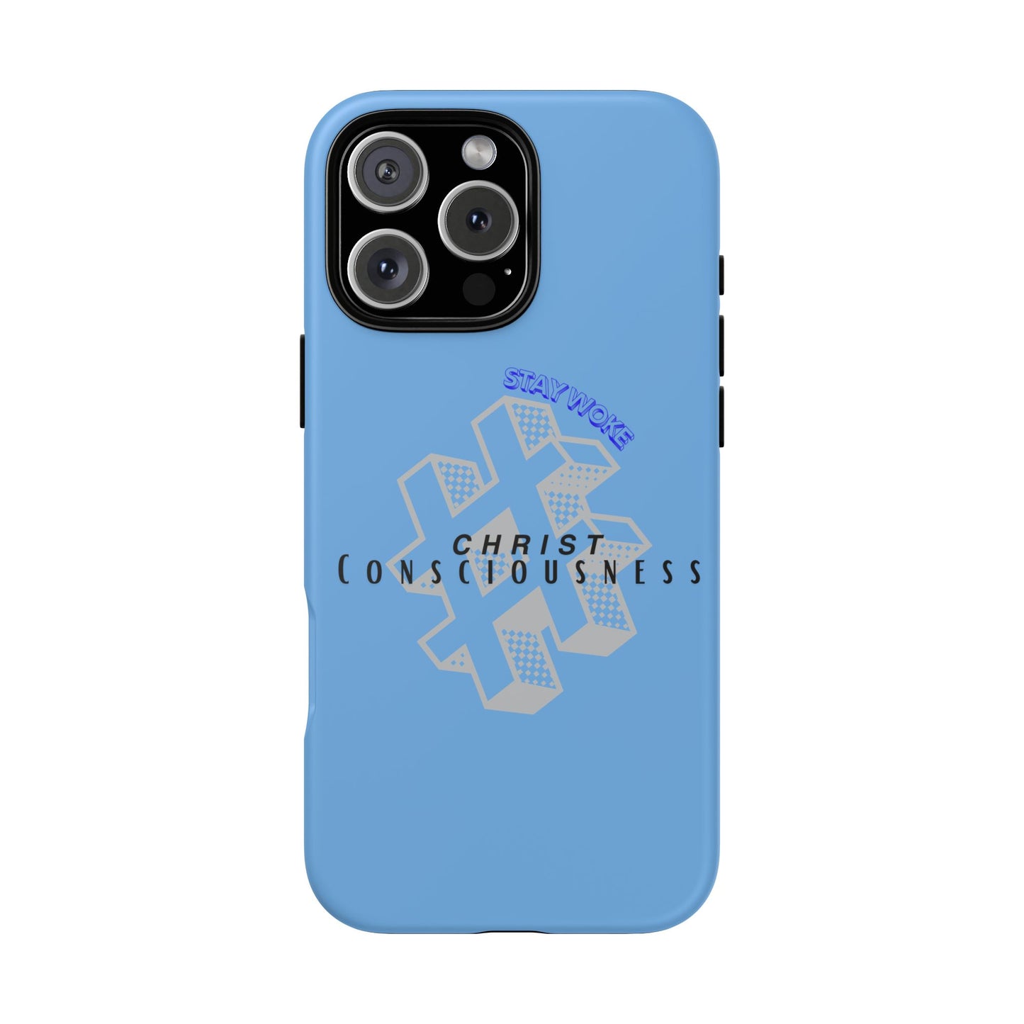 Hashtag Phone Case, Spiritual Gift, Faith-Based Accessory, Unique Tech Cover, Blue Phone Protector, trending tough cases, trending iPhone cases