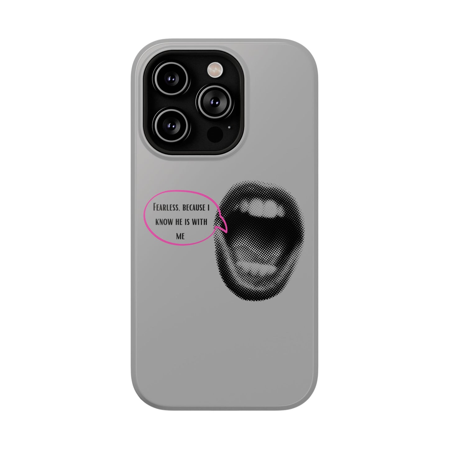 Fearless Impact-Resistant Phone Case; Durable Phone Protector, inspirational Gift, phone Accessory, Trendy Tech Item, Everyday Use