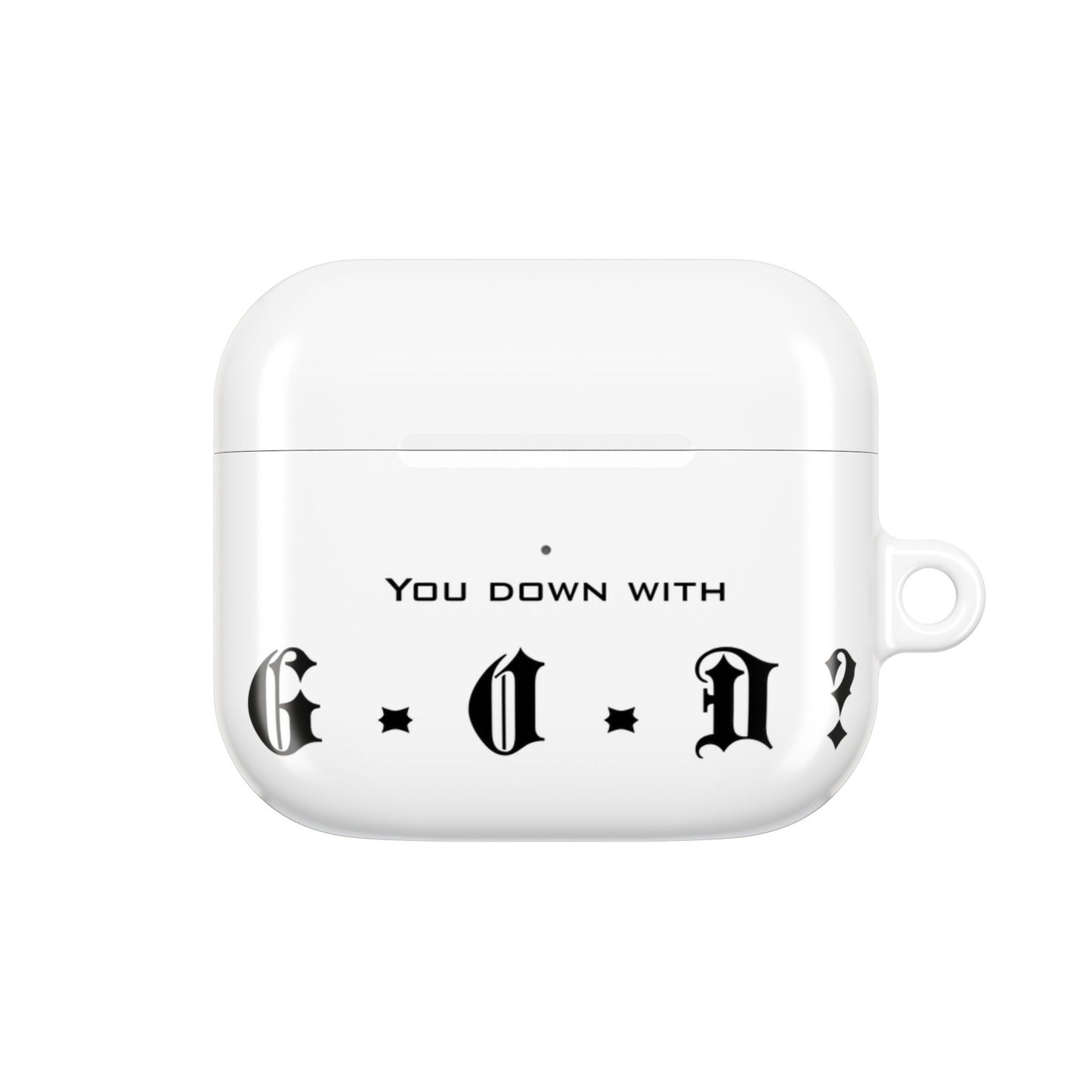 Bible inspired AirPod Case - You Down With God? Design, Accessory for Music Lovers, Gift for Friends & Family, Festival & Everyday Use