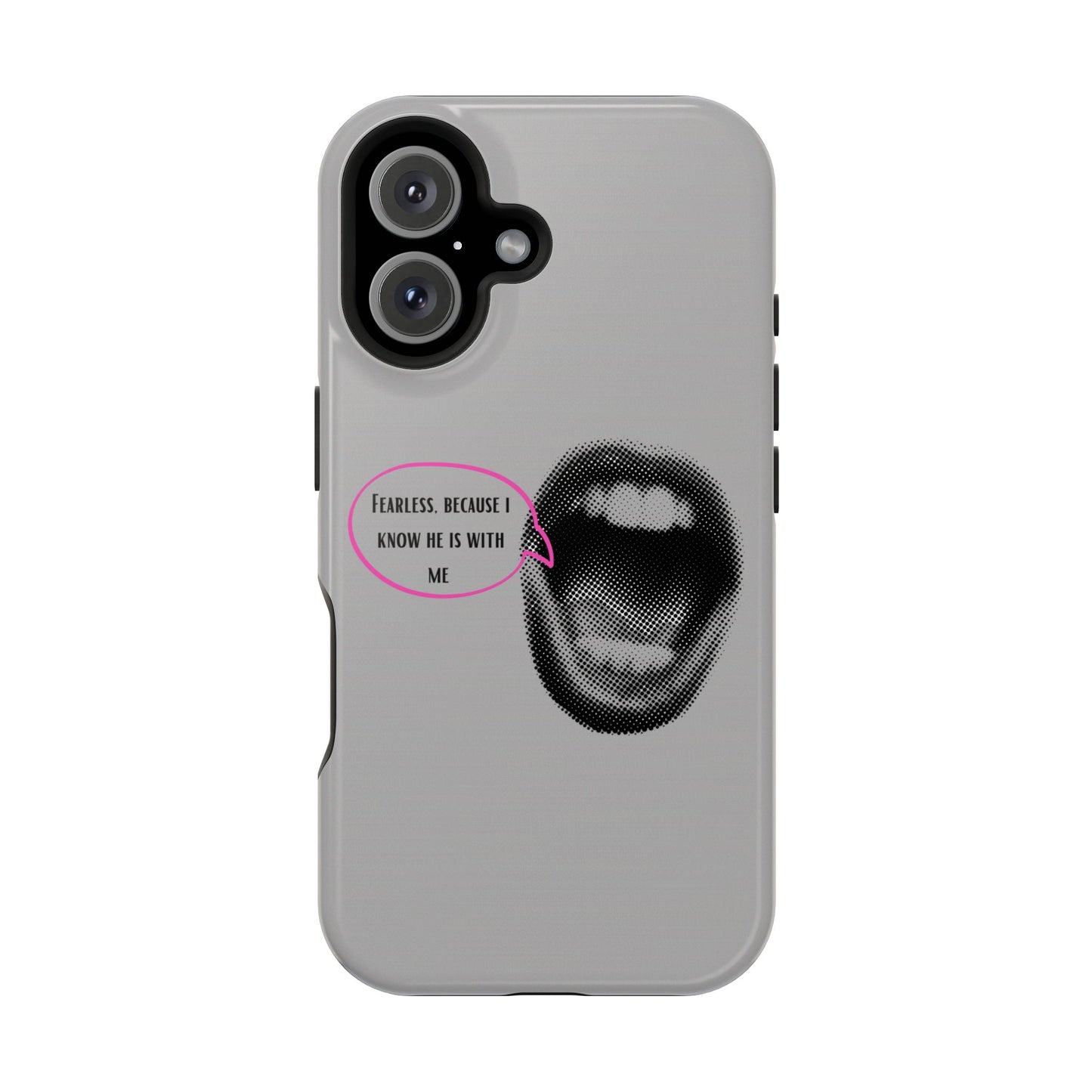 Fearless Impact-Resistant Phone Case; Durable Phone Protector, inspirational Gift, phone Accessory, Trendy Tech Item, Everyday Use