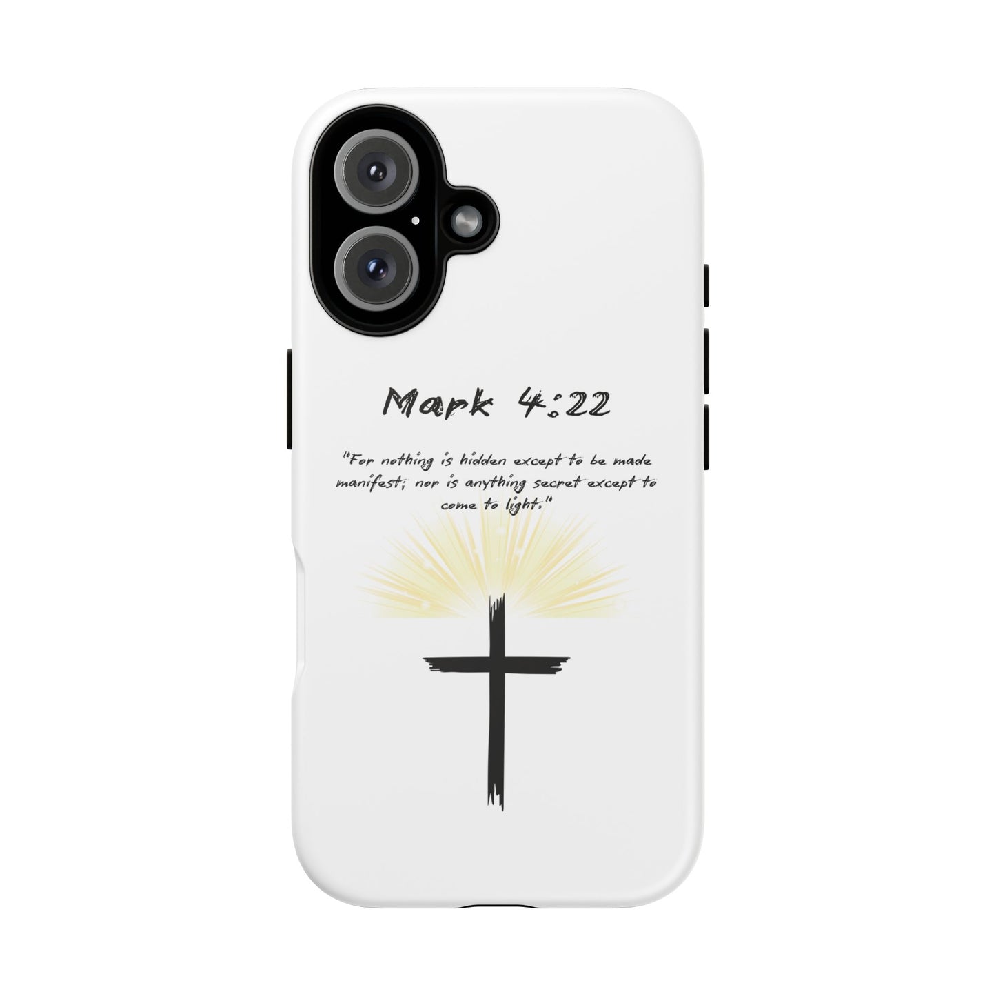 Christian themed Phone Case, Inspirational Phone Cover, Bible Verse Mobile Case, Gift for Friends, Spiritual Protection Case
