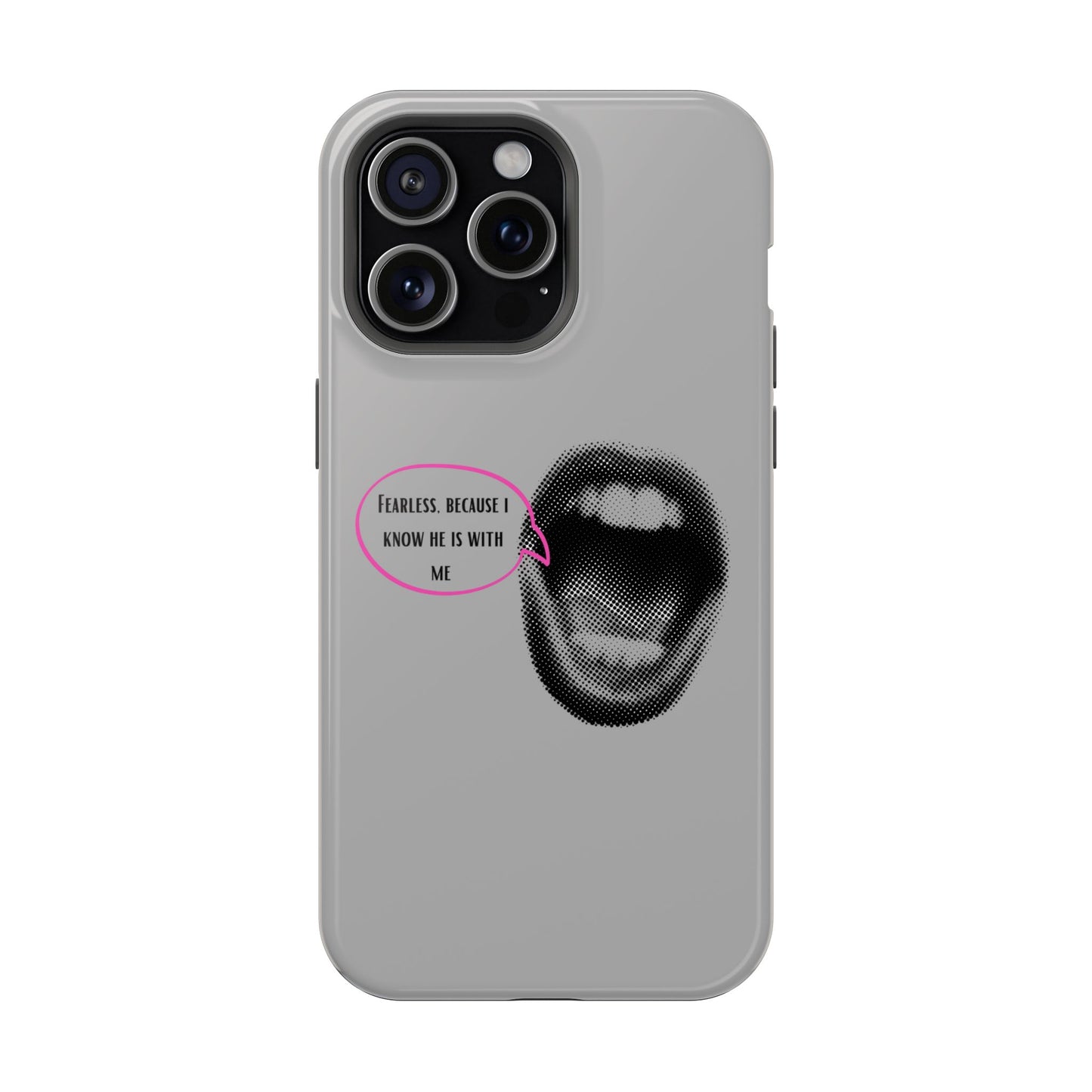 Fearless Impact-Resistant Phone Case; Durable Phone Protector, inspirational Gift, phone Accessory, Trendy Tech Item, Everyday Use