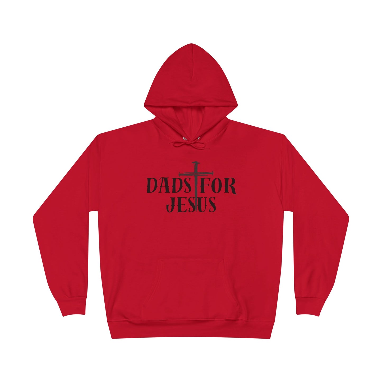 Dads for Jesus Eco-Friendly Hoodie, Christian Gift, Faith-Based Apparel, Unisex Sweatshirt, Casual Outfit, Gift for Dads